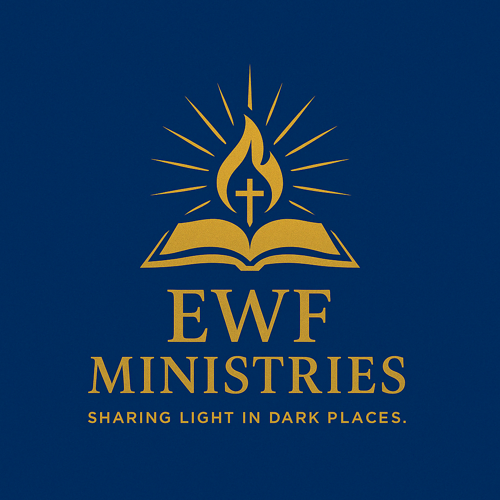 EWF Ministries logo — Sharing Light in Dark Places.