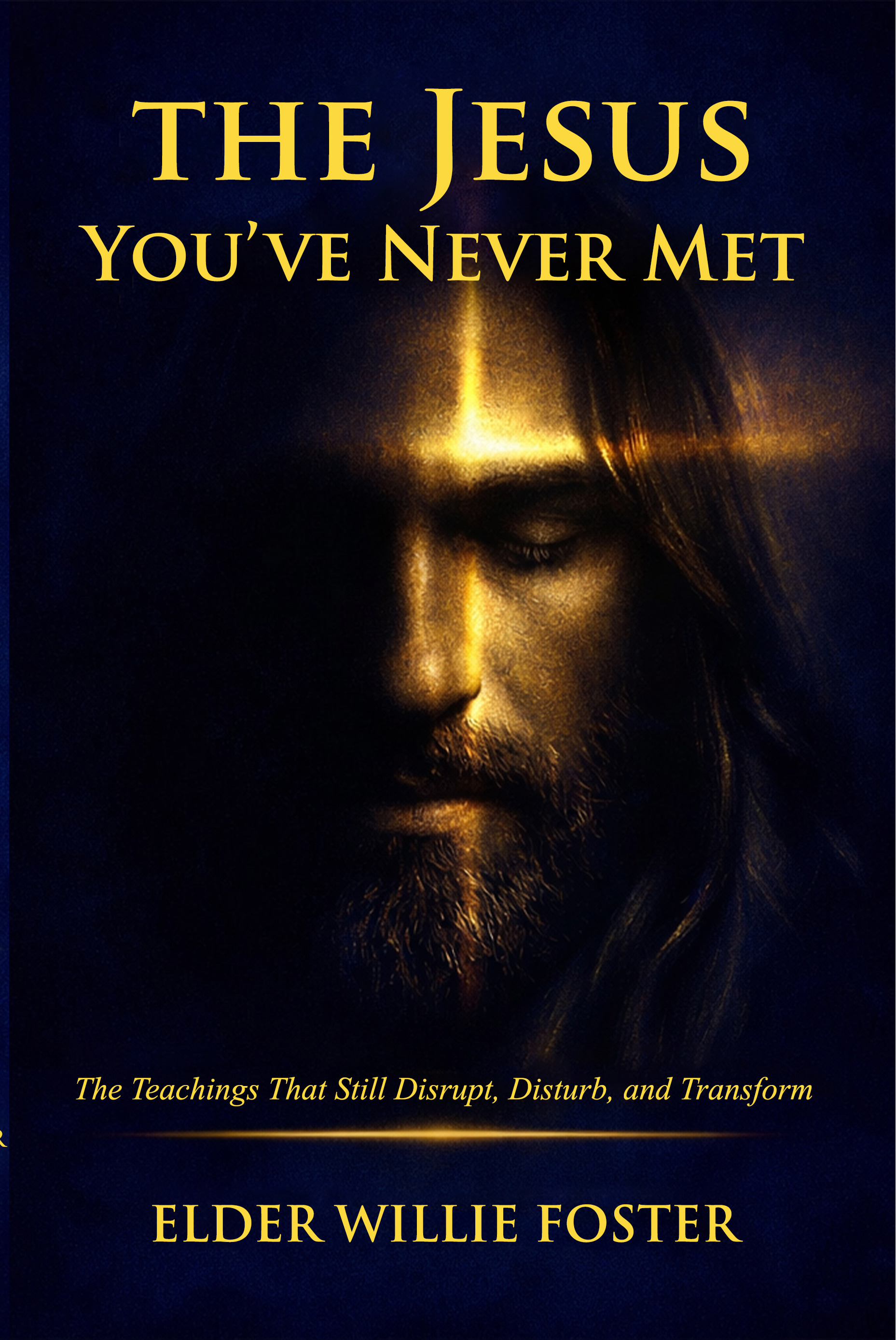 Book cover of The Jesus You've Never Met by Elder Willie Foster.