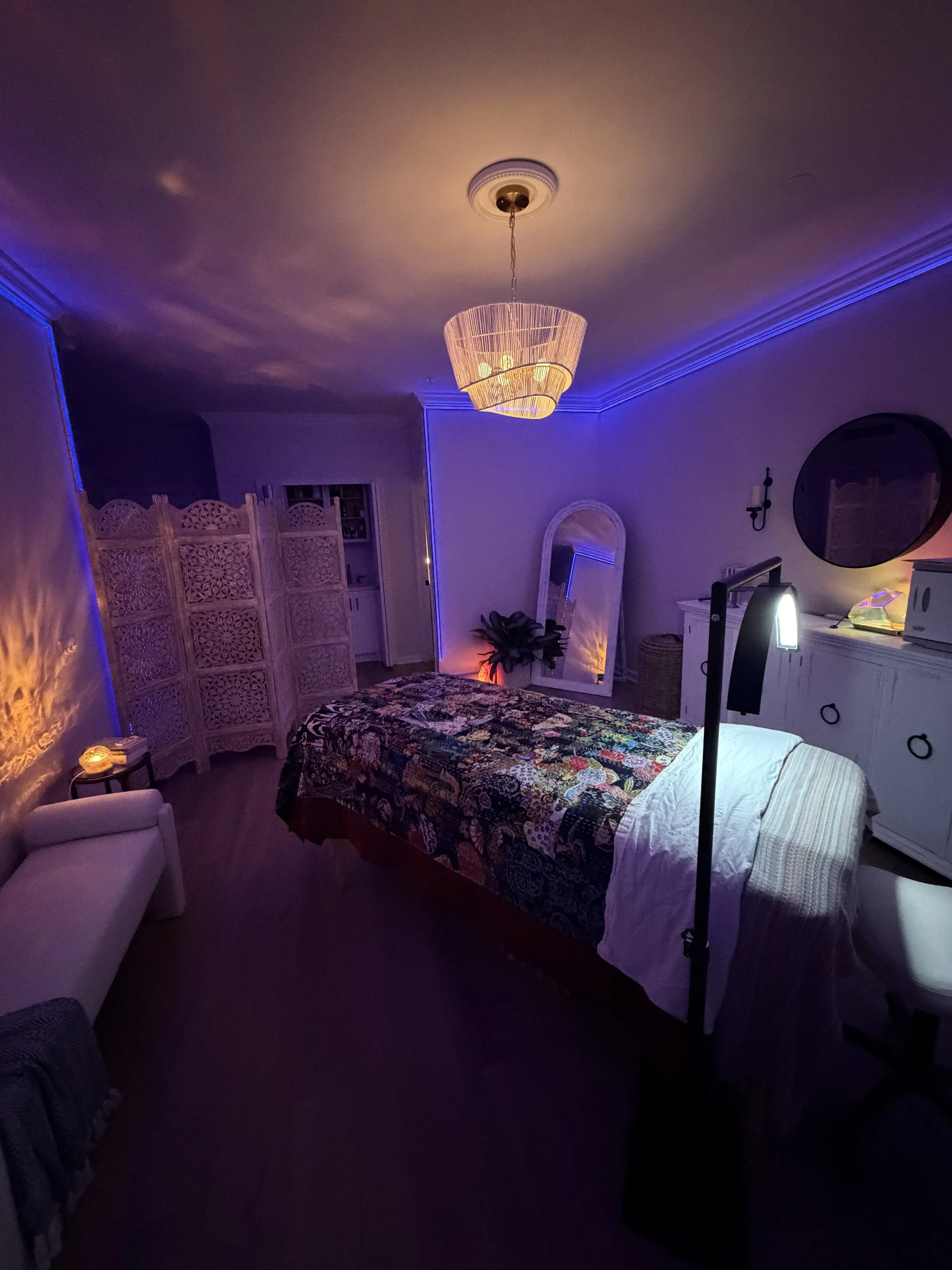 Facials after dark    