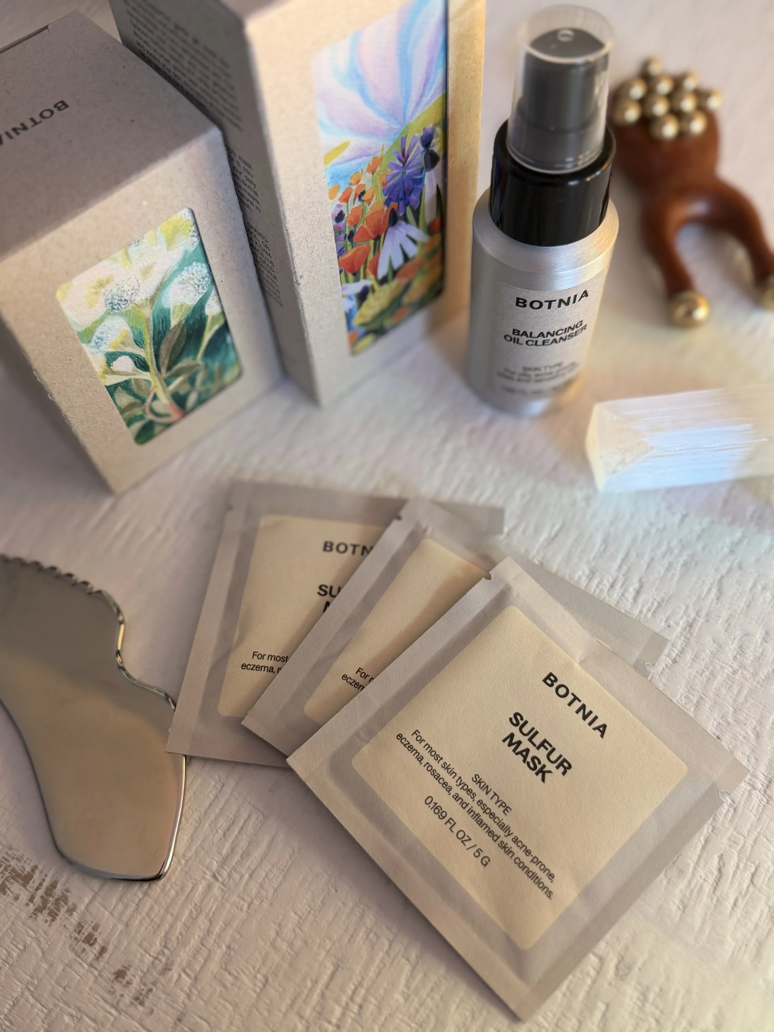 Trying Botnia sulfur masks for reactive adult-acne prone skin