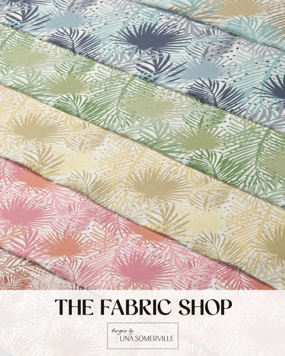 🌊✨ Attention all makers and sewists in Australia and New Zealand! Get ready for summer with my fabulous new Coastal Palms collection, now available at @thefabricshop.au ! Choose from over 20 stunning fabric bases, including Cotton Canvas and Swim &a
