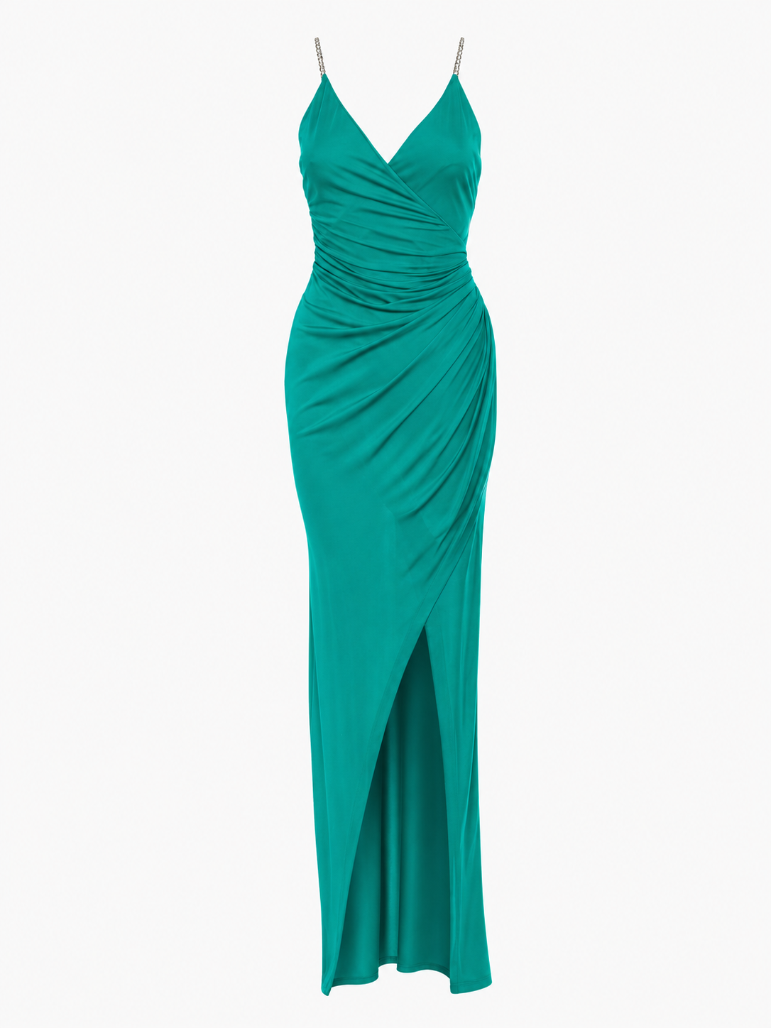 ELVIRA HANCOCK from Scarface: Balmain Wrap Dress with Crystal Straps. Size US 4. 