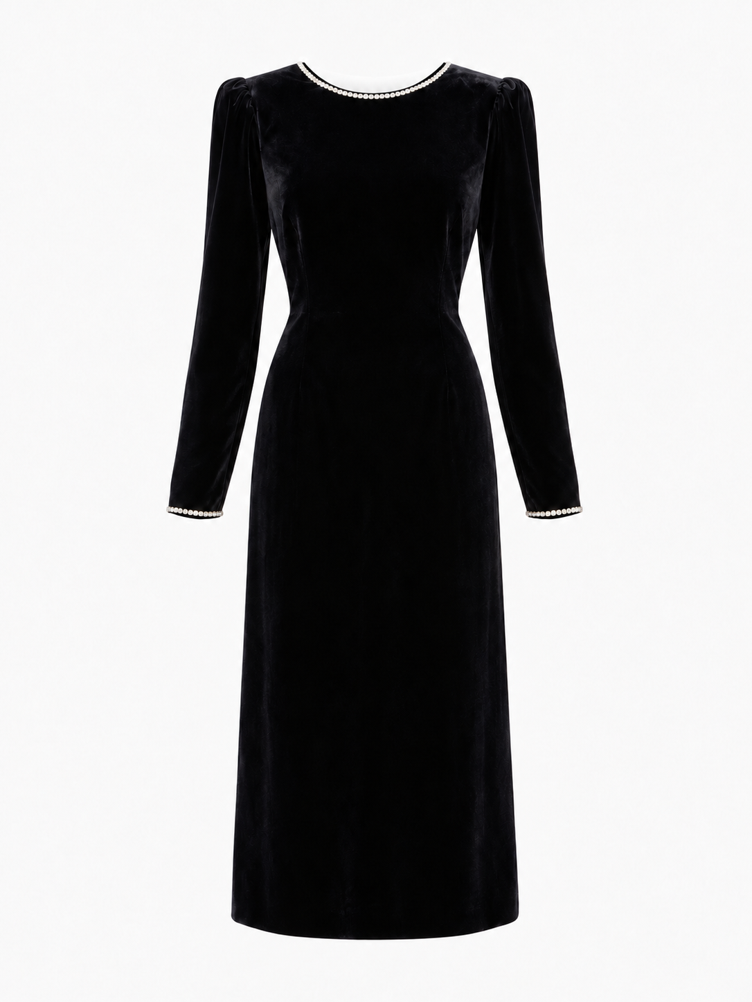 Gucci Velvet Crystal-Trimmed Dress. Size US 8.