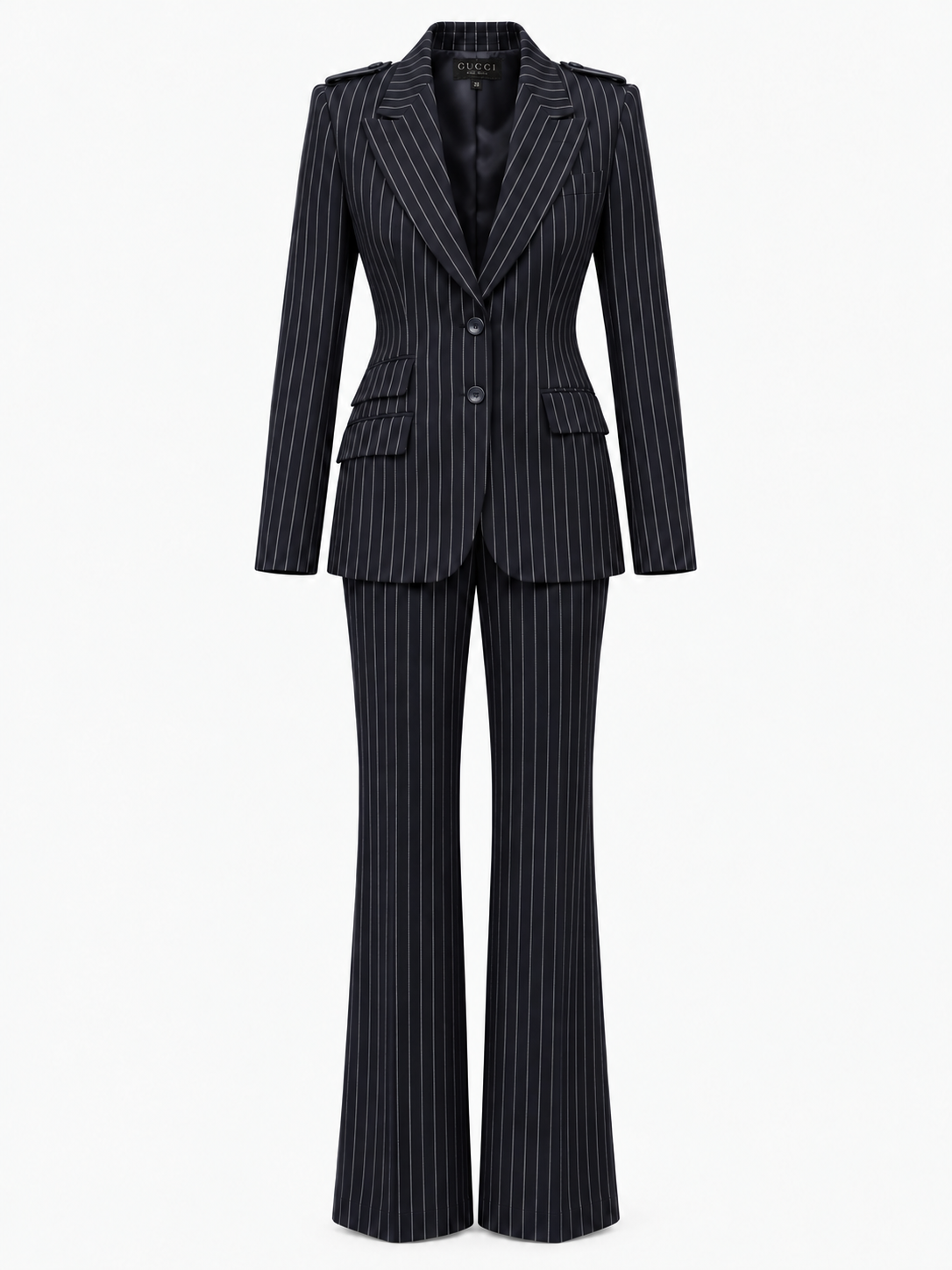 Gucci F/W 1996 Pinstripe Suit. Size US 12. 