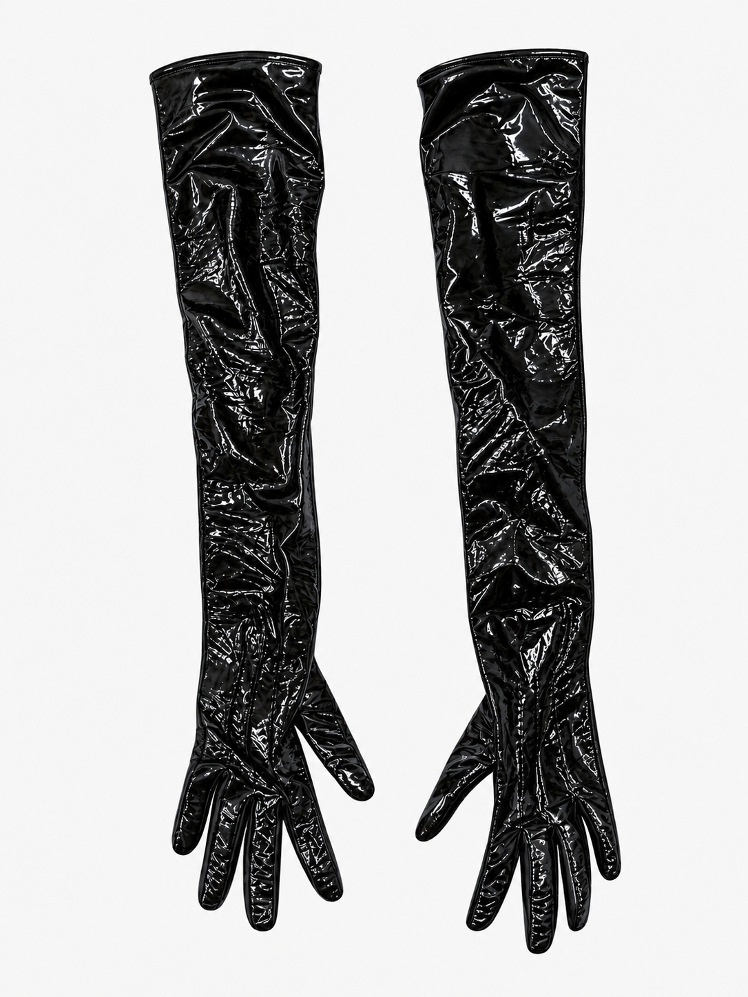Prada Patent Leather Gloves