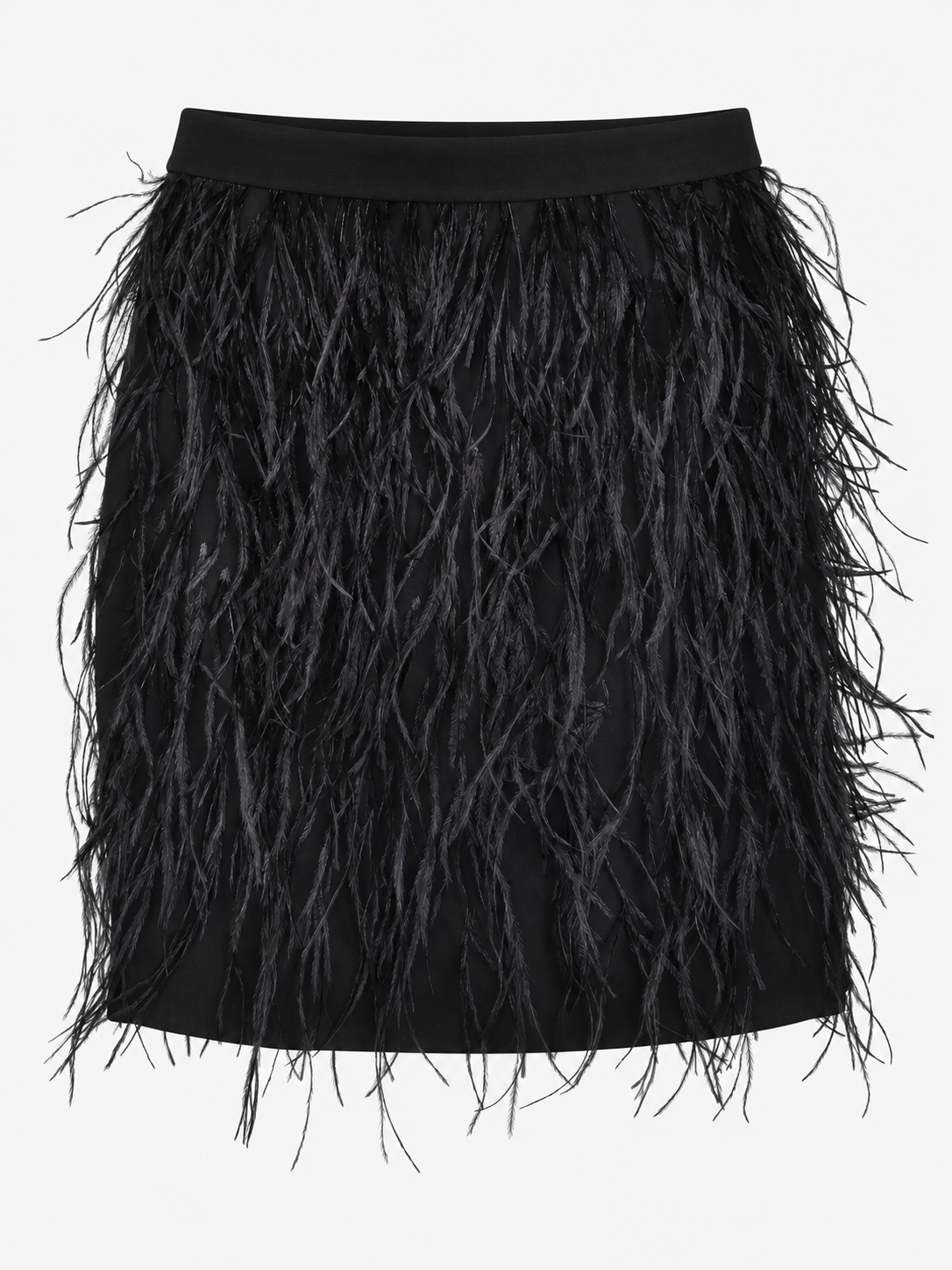 Gianni Versace 90s Feather Mini Skirt. Size XS. 
