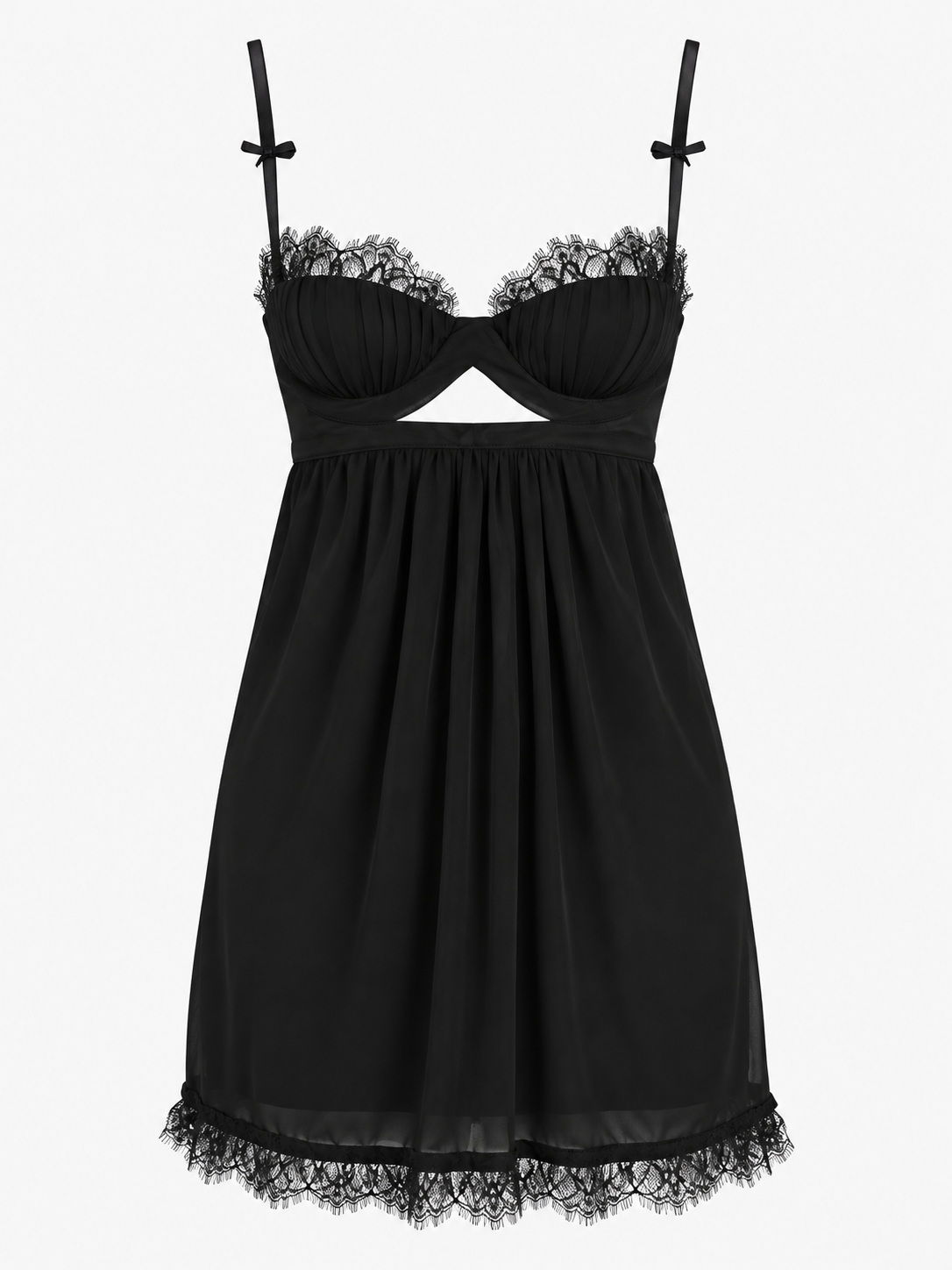 DSquared Black Babydoll Dress. Size US 2-4.