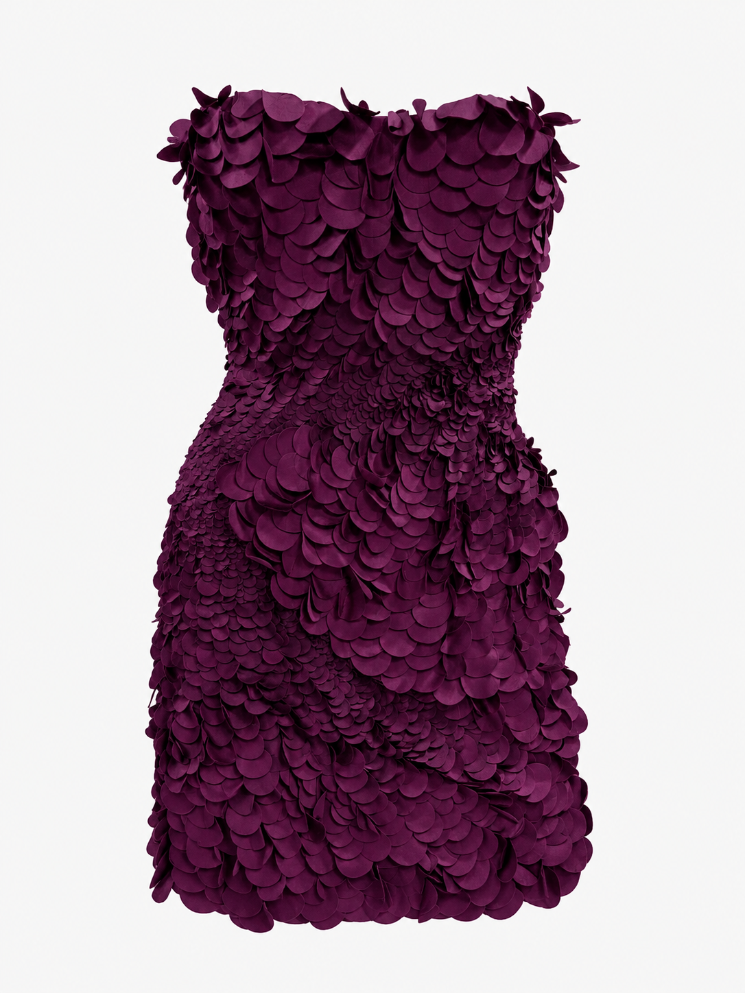 Roberto Cavalli Purple Strapless Dress. Size US 0-2.