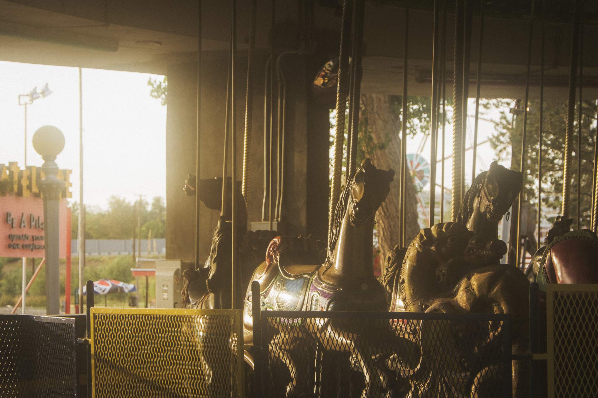 Merry Go Round on Golden Hour
