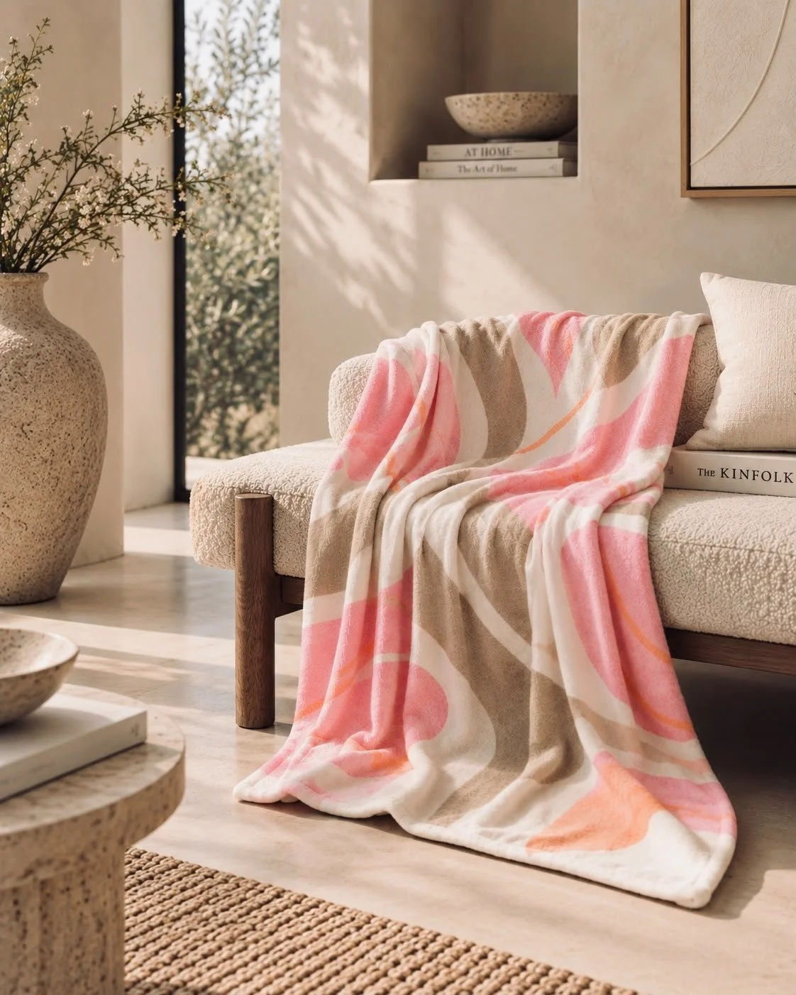 Wildflower Rêverie - Blush Throw