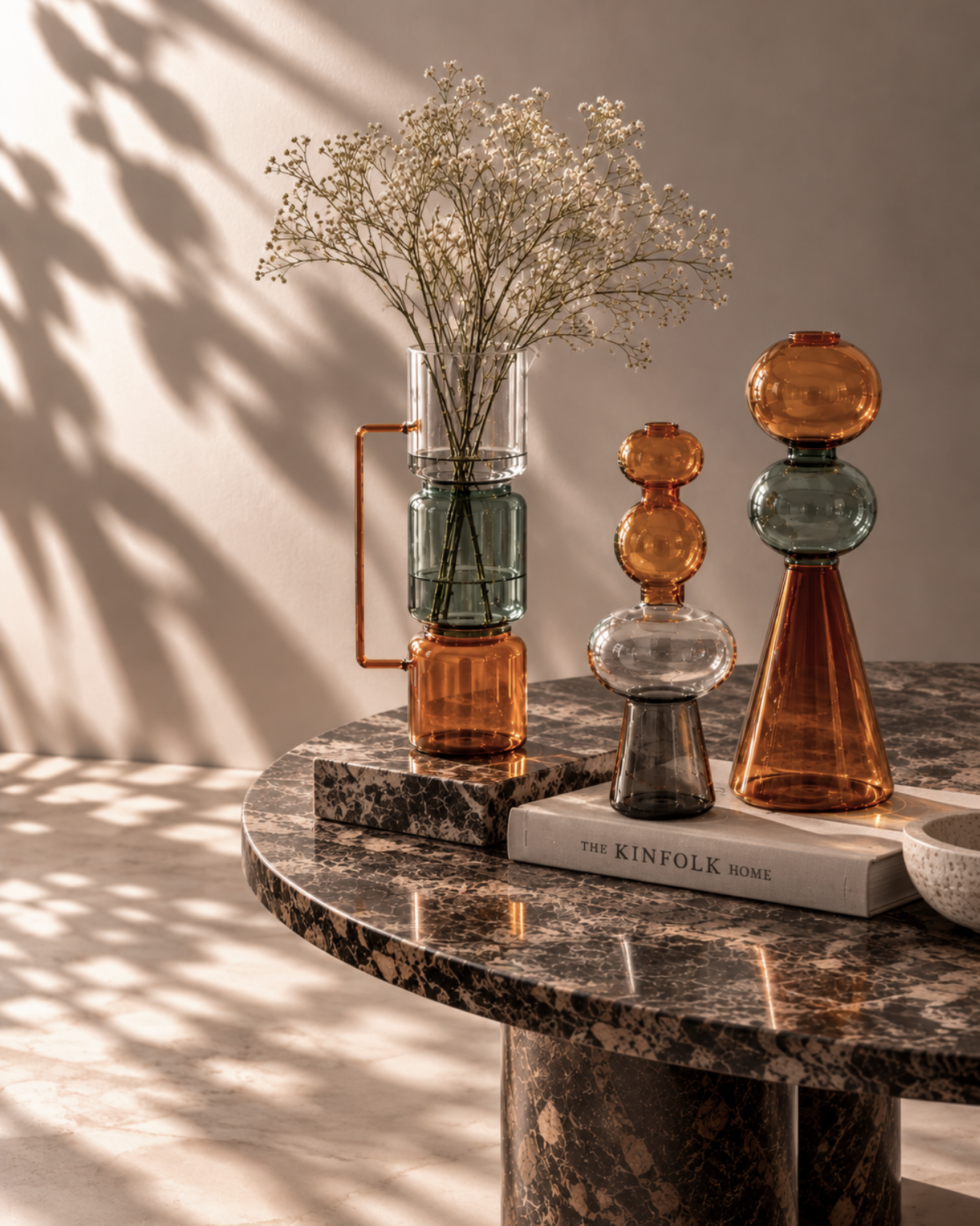 Glass Vase Trio