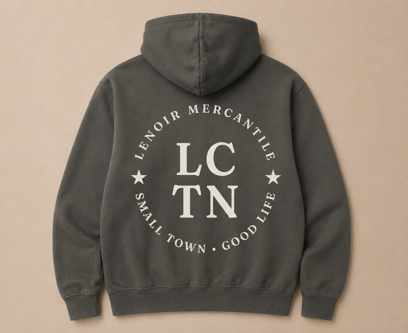 The 1907 Heritage Hoodie — Tennessee Smoke Back
