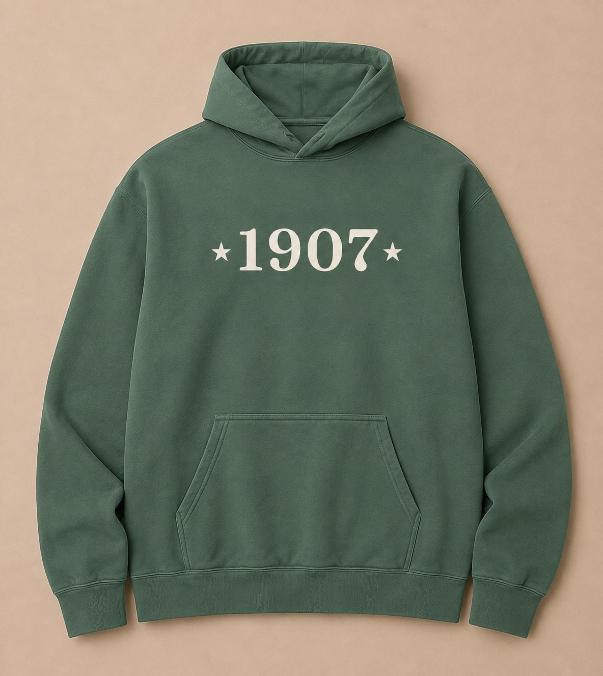 The 1907 Heritage Hoodie — Mercantile Green