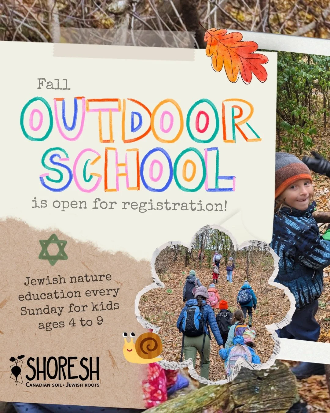 EARLY BIRD PRICING ends June 30th! Can&rsquo;t wait to hang with your kids this Fall at Outdoor School 🍃🍁🍂Jewish nature education every Sunday afternoon in High Park or Riverdale Park!

Registration now open for kids ages 4-9!

#jewishtoronto #tor