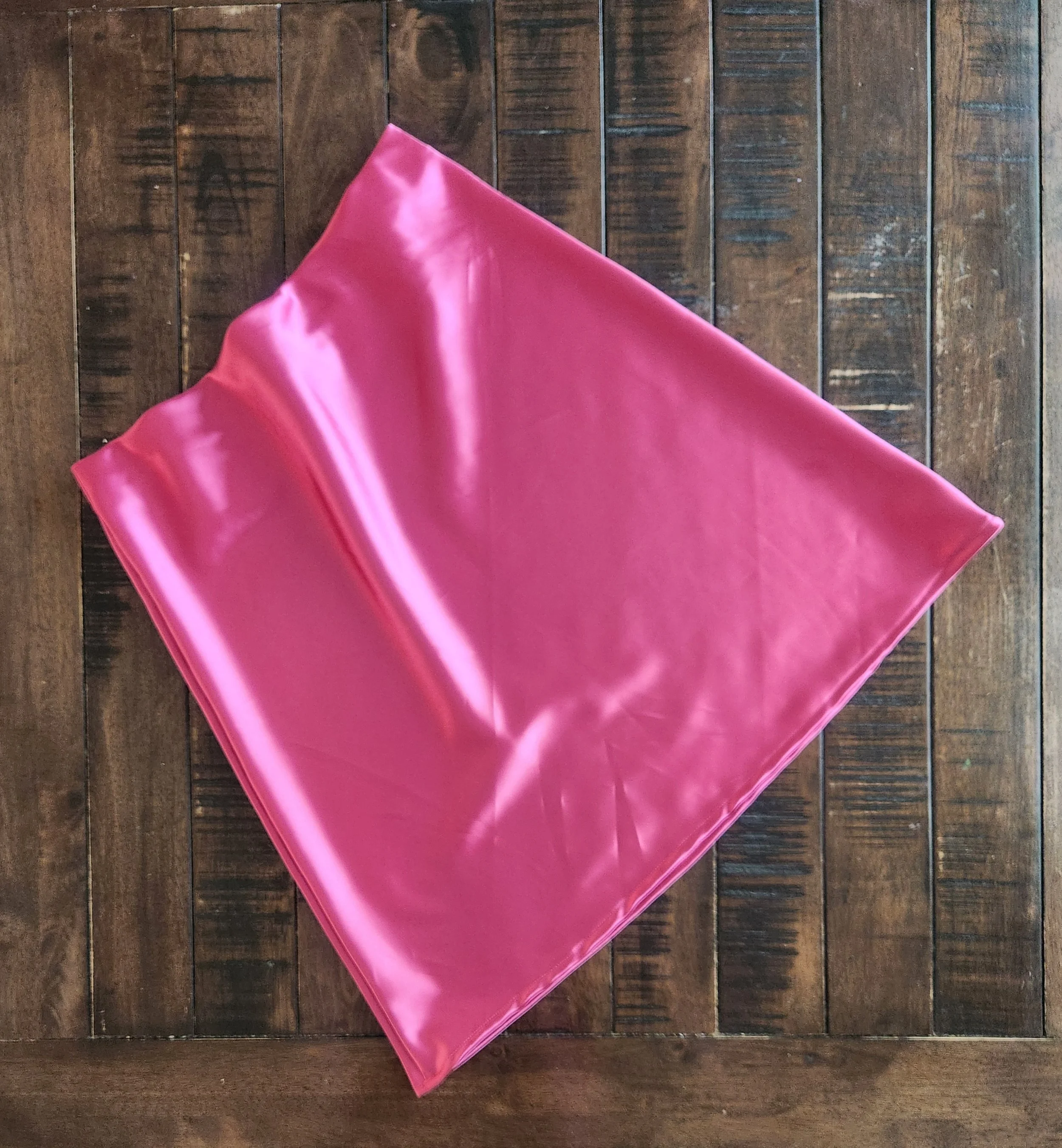 (original collection) Pink satin short skirt (size M)