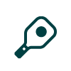 Pickleball Icon Bullet Text Icon
