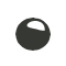 Blank gray oval shape on a light background.