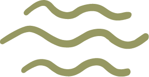 Four wavy horizontal lines.