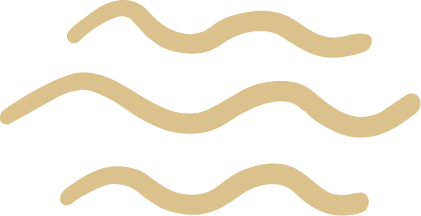 Four wavy beige lines on a black background.