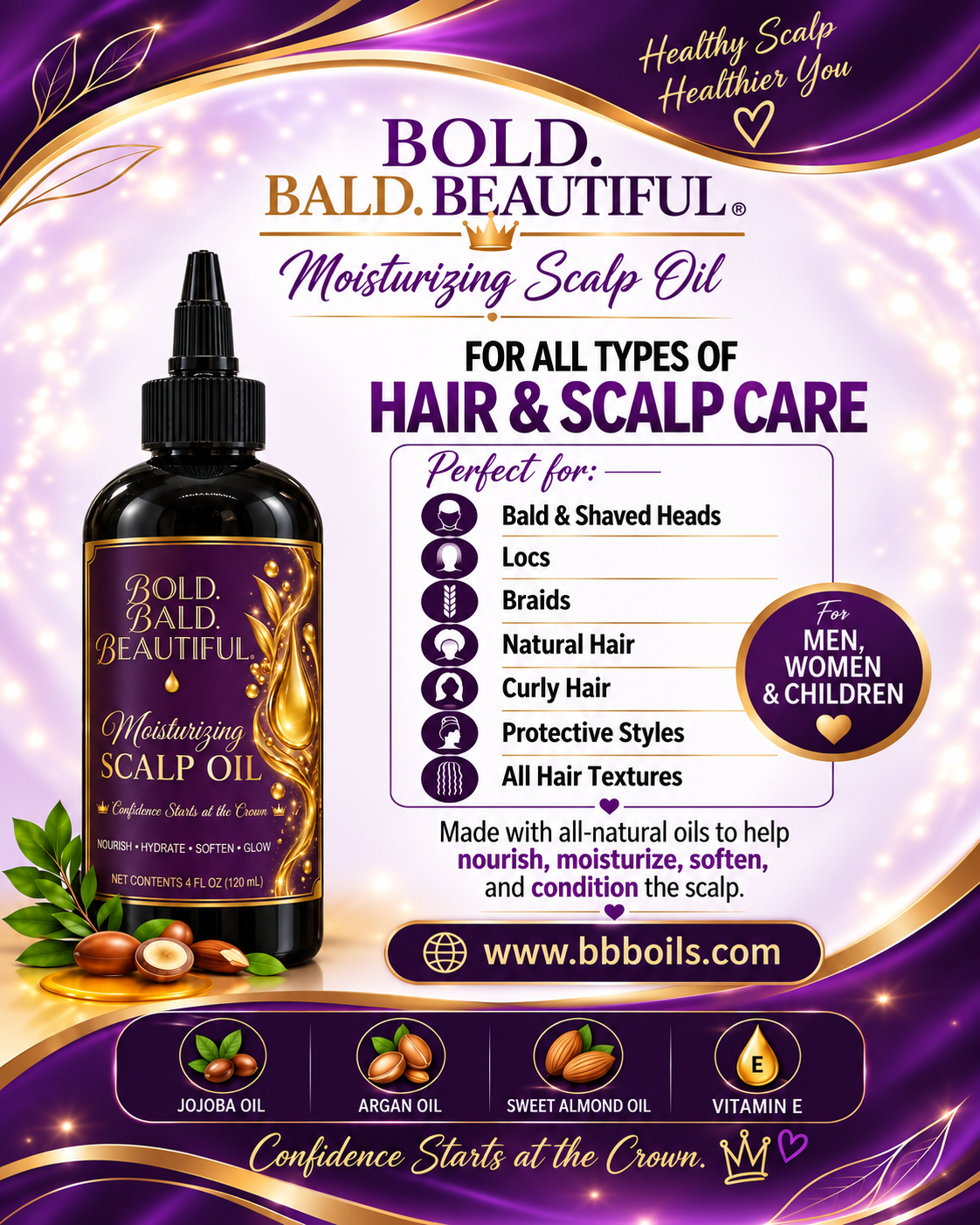 BBB Moisturizing Scalp Oil