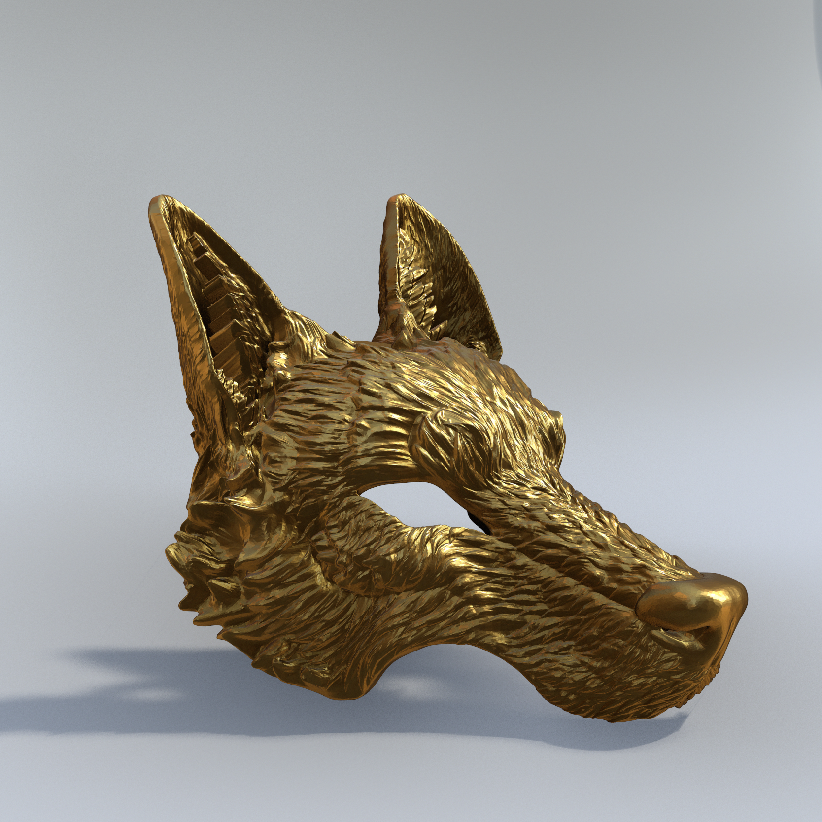 Wolf Mask Pendant  |  Founding Production Run
