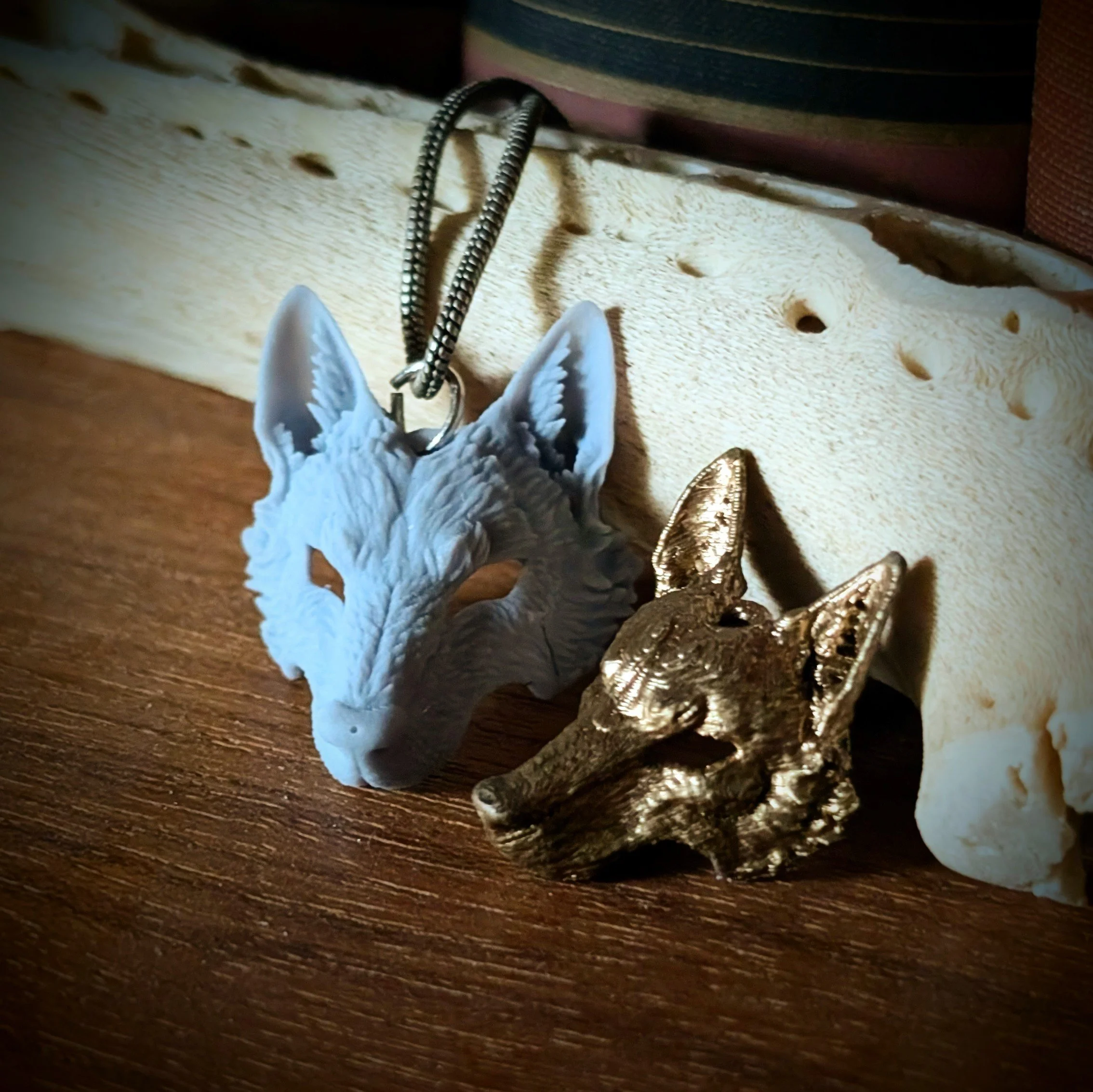 Wolf Mask Pendant  |  Founding Production Run