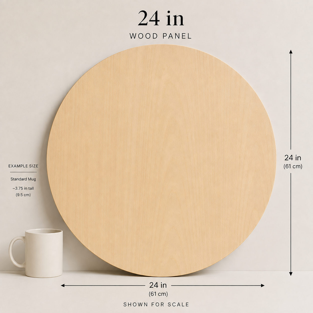 24in Circular Wood Burning Art