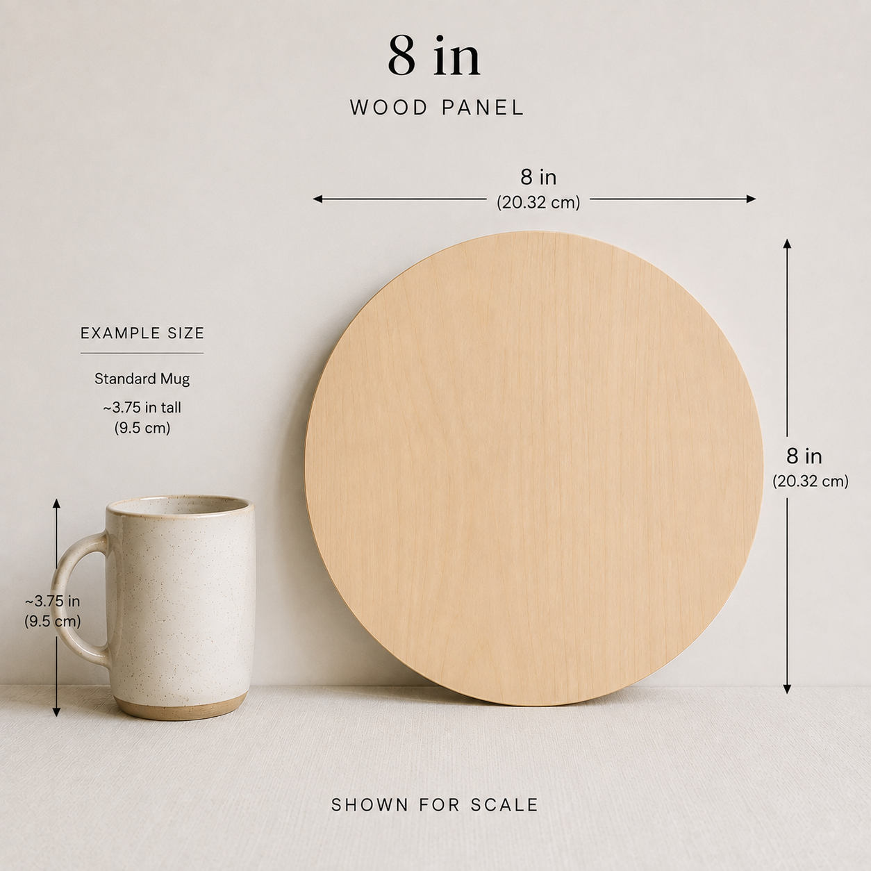 8in Circular Wood Burning Art