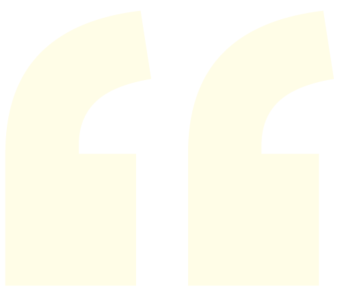 Yellow quotation marks.
