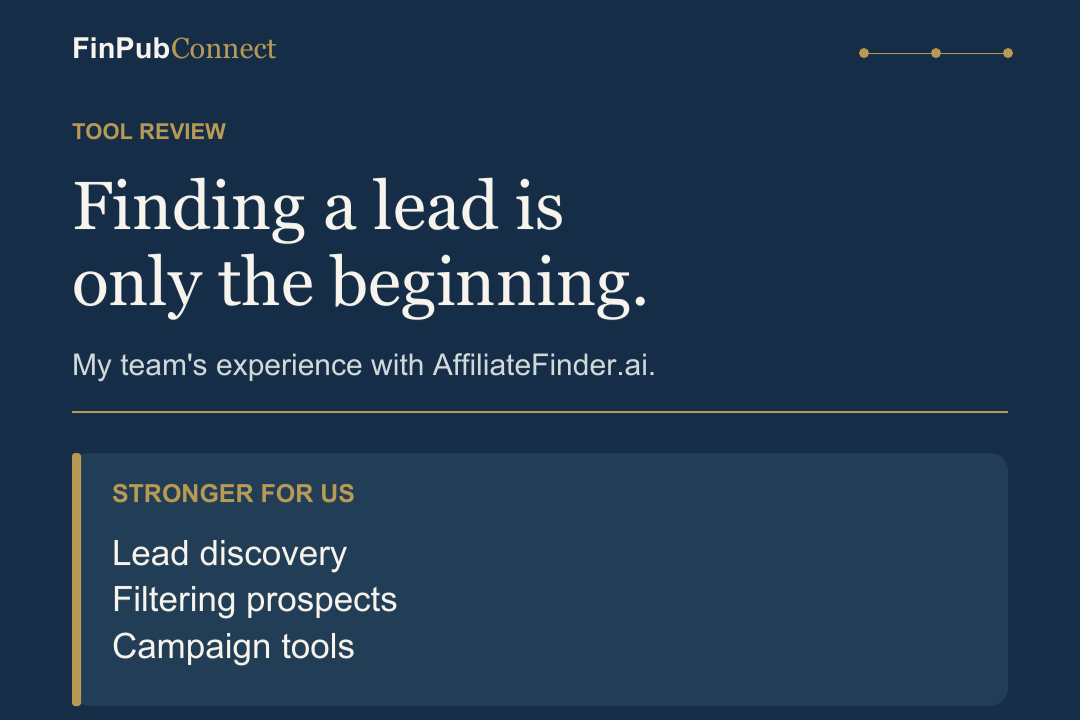 AffiliateFinder.ai Review 