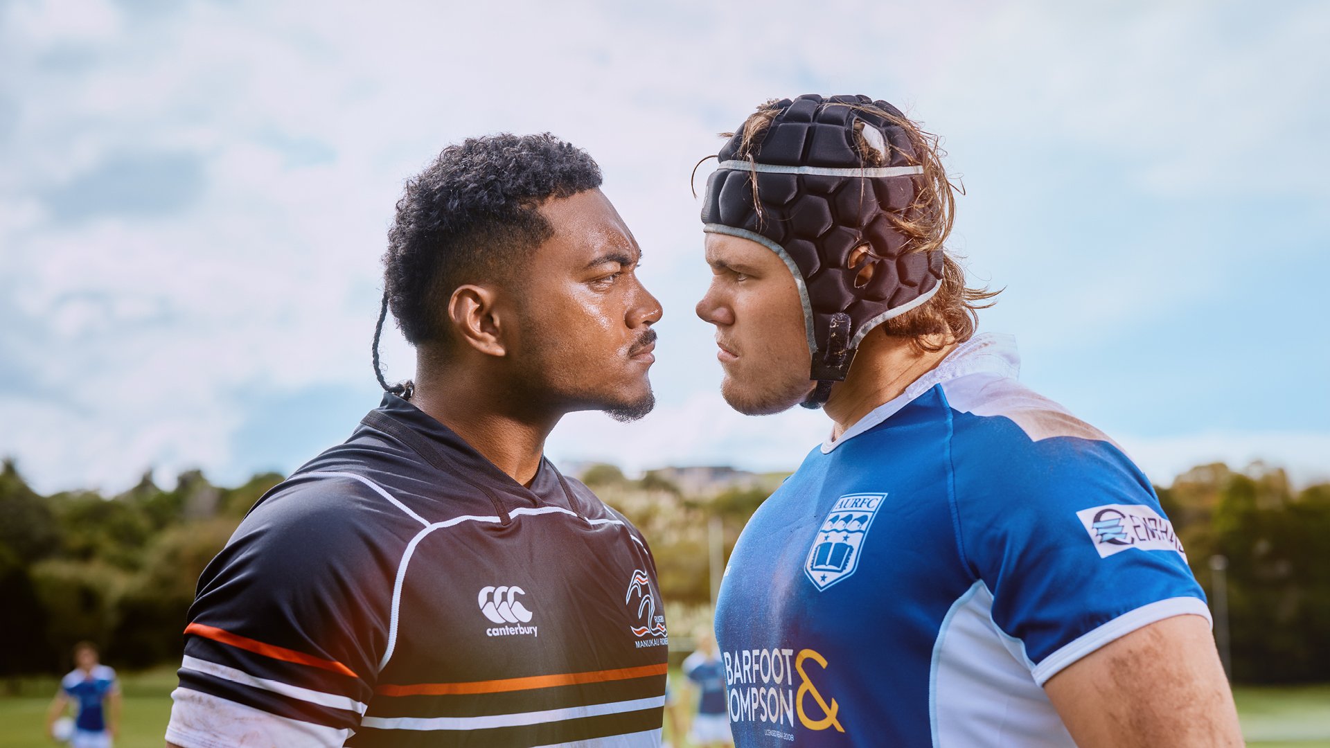 ACR 'Beef' Rugby Players Closeup