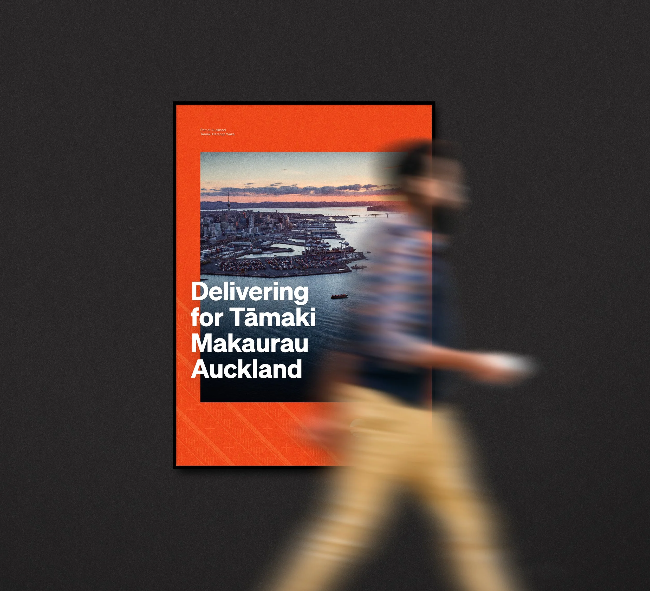 Port of Auckland Brand Poster