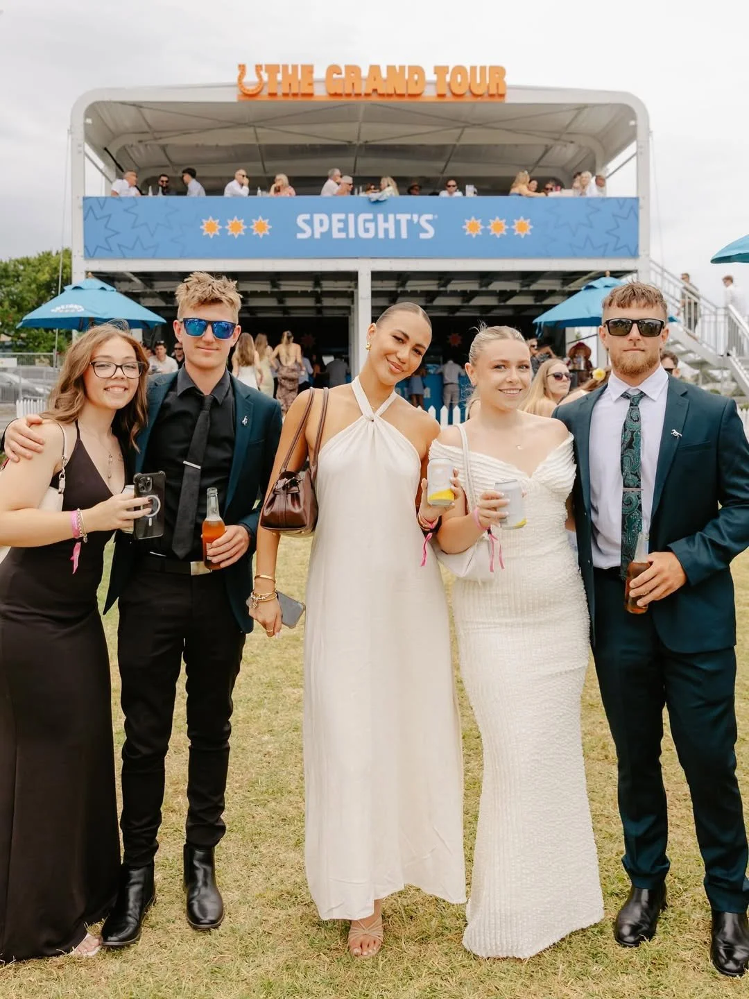 Attendees at The Grand Tour Speights Bar Activation