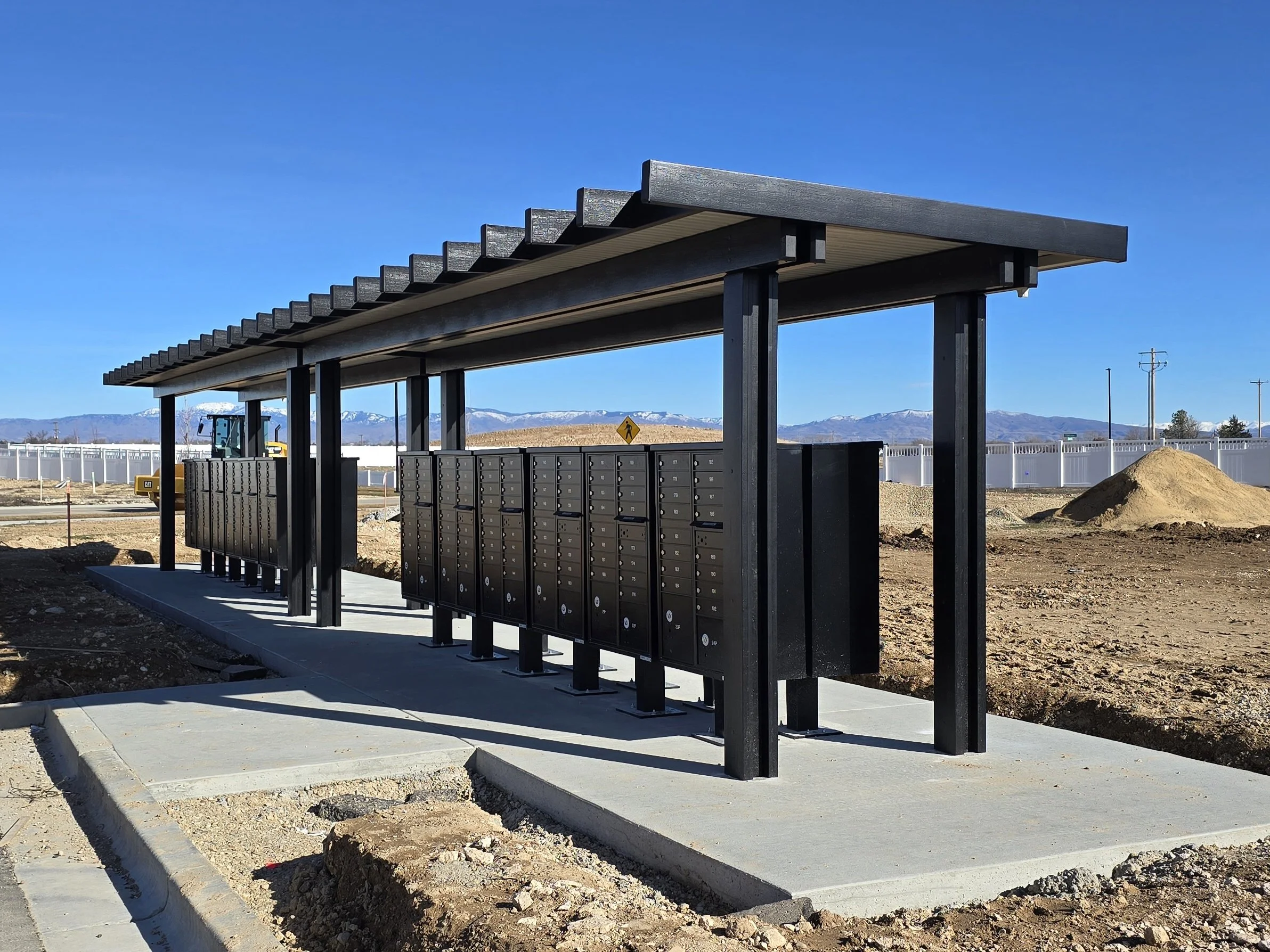 Paloma Ridge cbu mailbox installation in Kuna Idaho