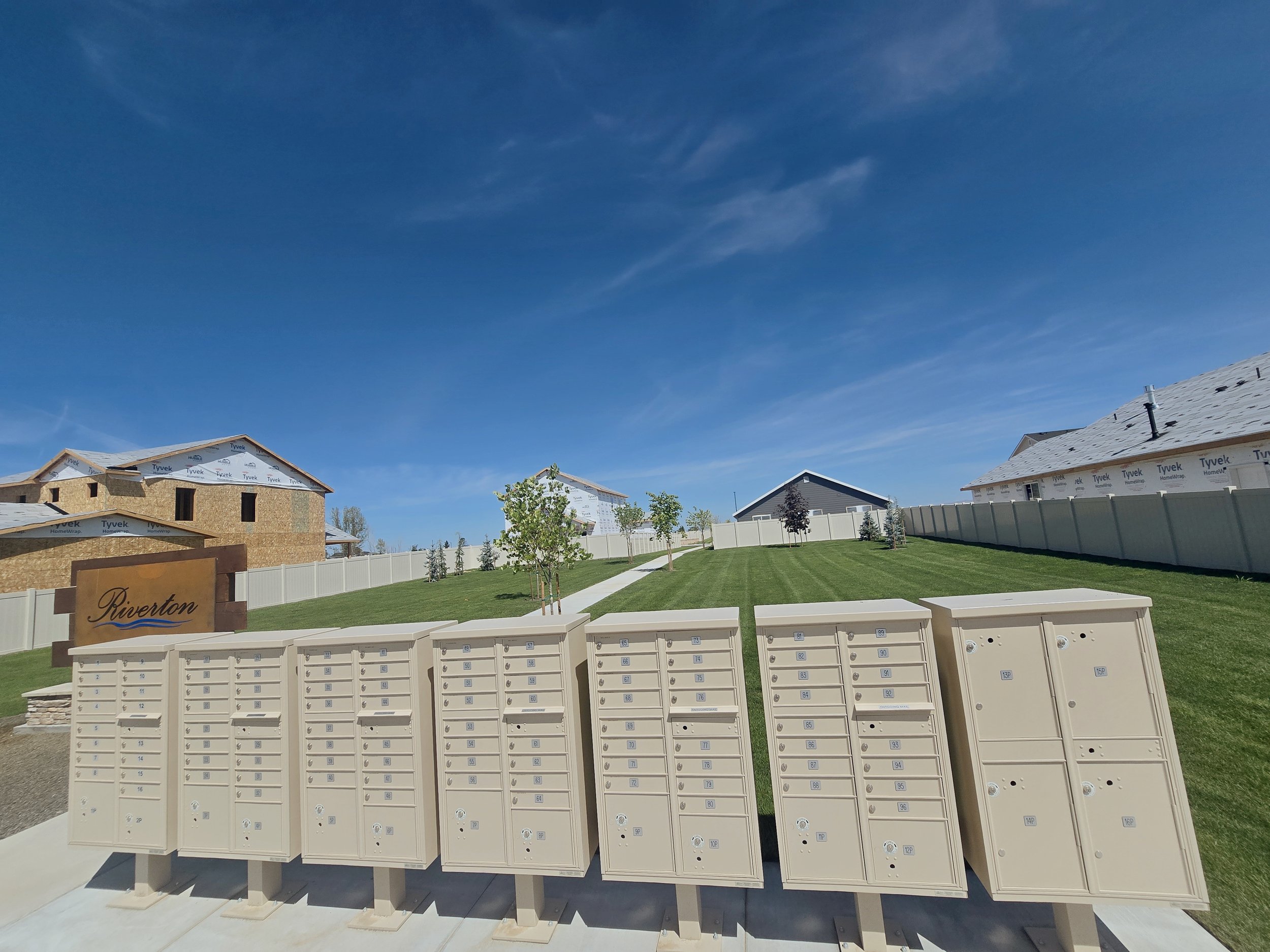 Riverton in Kuna Idaho CBU mailbox lineup