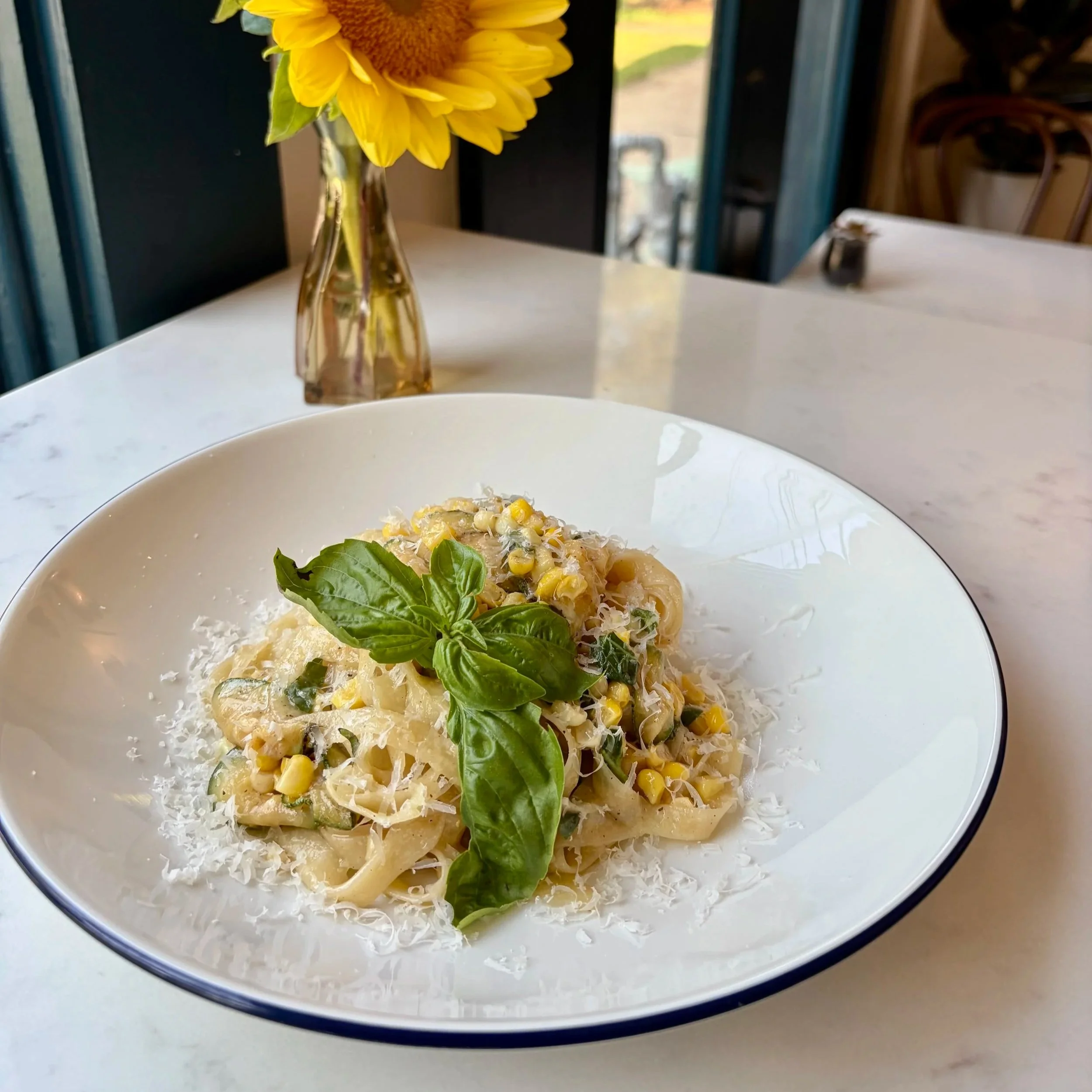 A bowl of pasta
