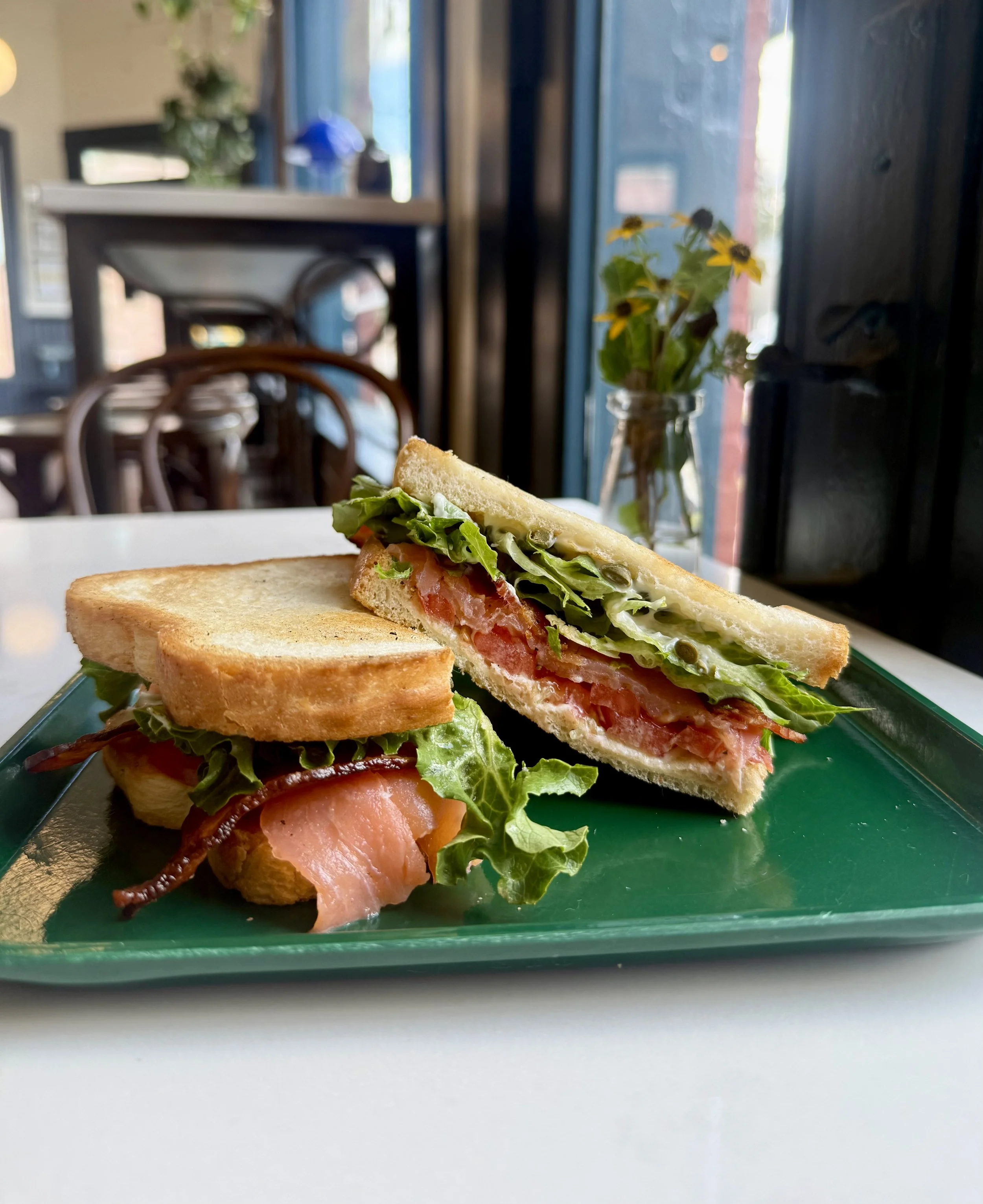 A BLT sandwich