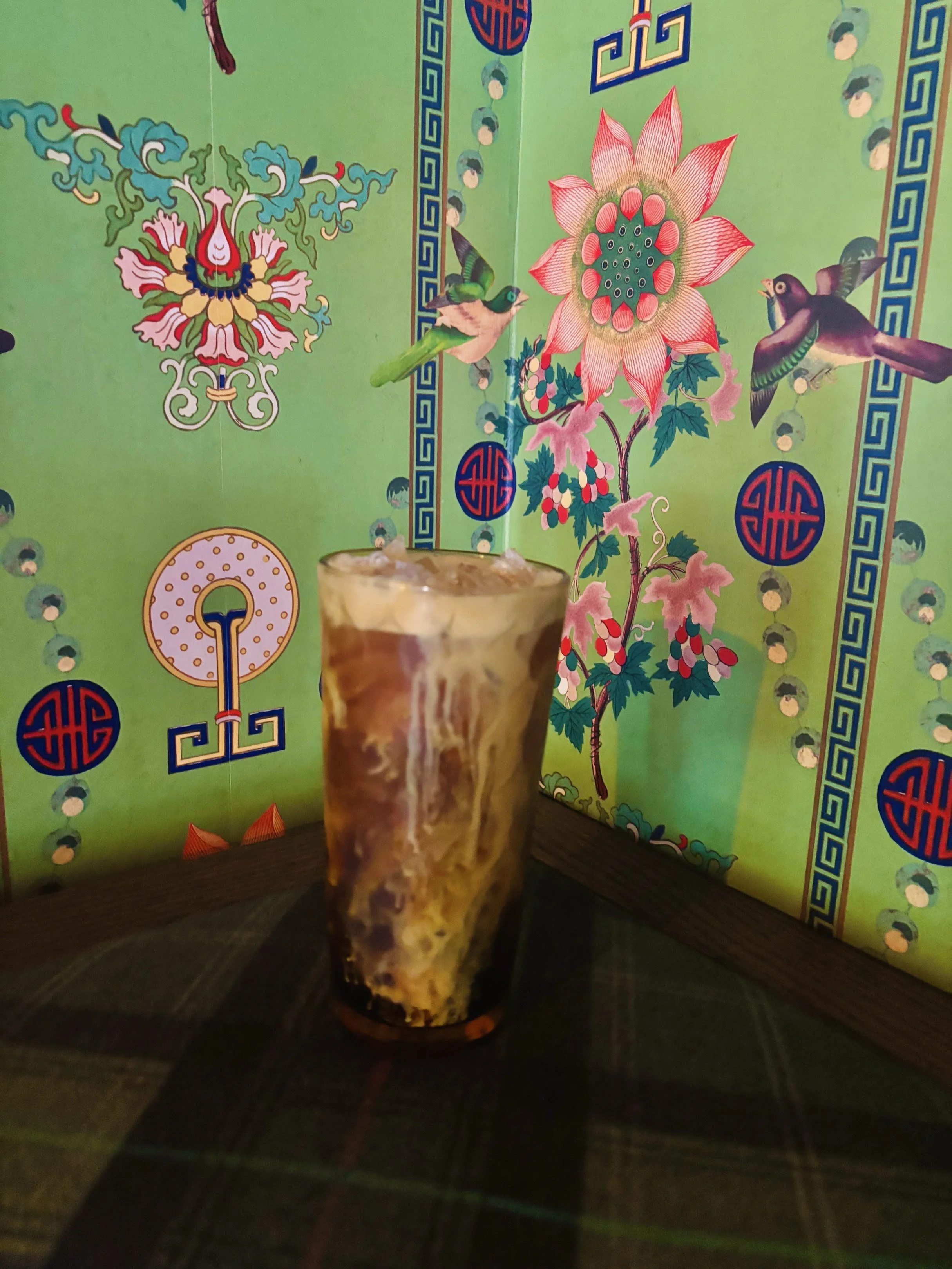 fridge cig cold brew, cream, dr. pepper reduction