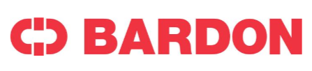 Bardon logo in red.