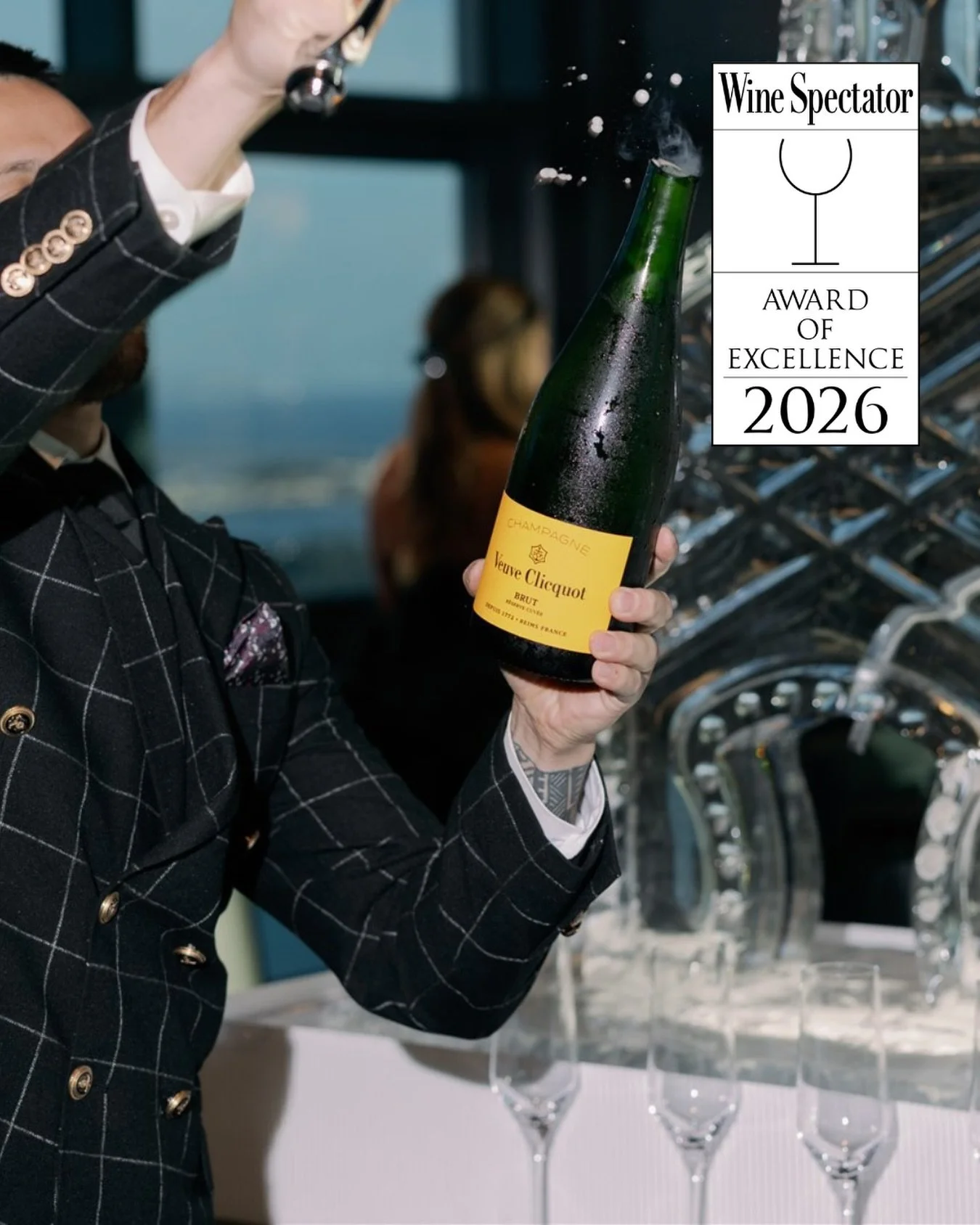 We&rsquo;re honored to receive @wine_spectator&rsquo;s 2026 Award of Excellence through the @wsrestaurantawards for @topofthehyatt. From a thoughtfully curated by-the-glass selection to our unique Coravin program and extensive bottle list, Top of the