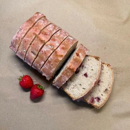 Berry Good Results — Strawberry Loaf Slice