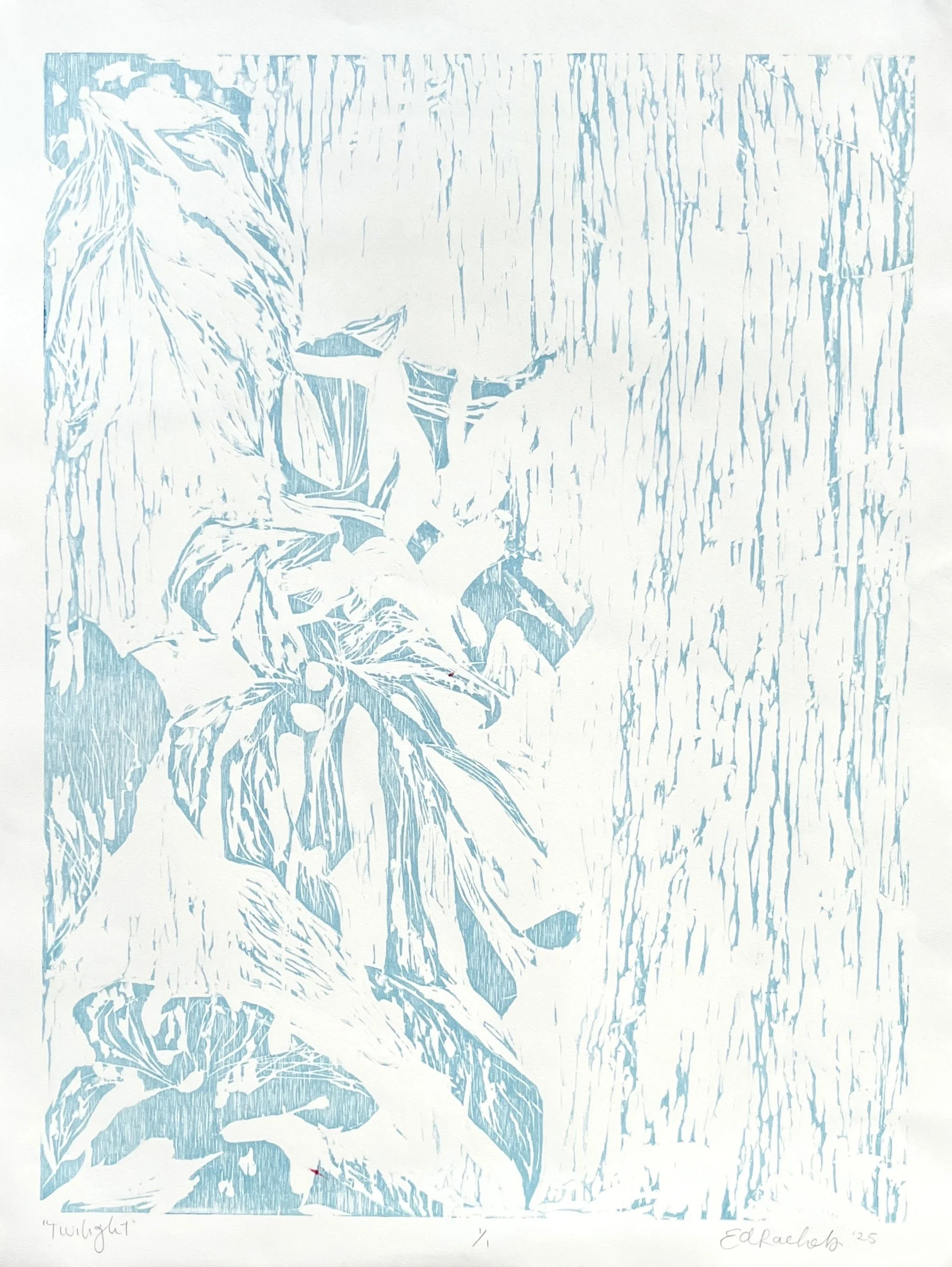 Twilight - Single Run Woodcut