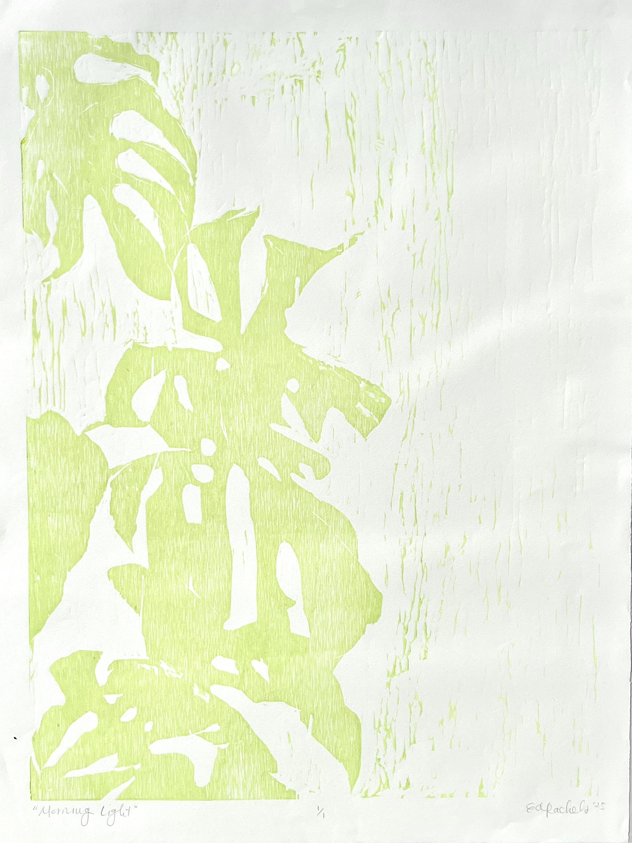Morning Light - Single Run Woodcut