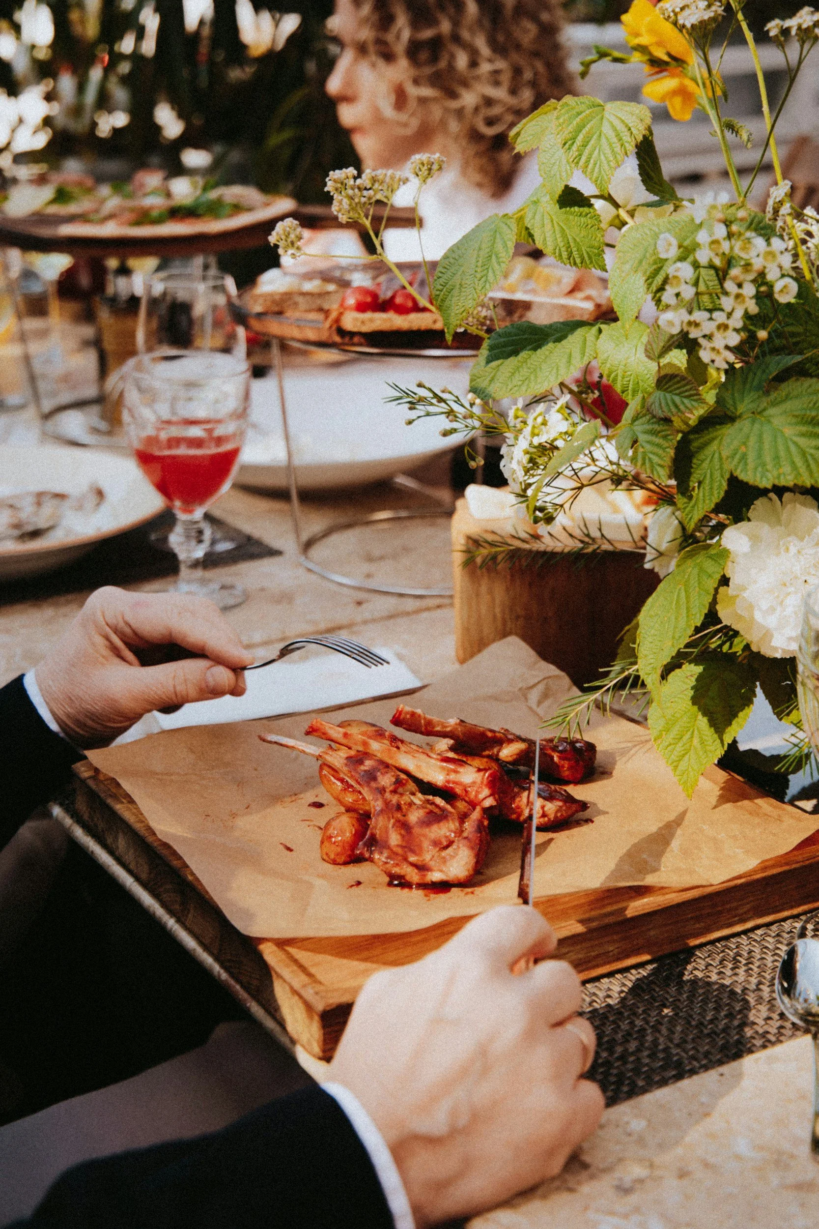 Catered appetizers served at a private event in Bowling Green, KY