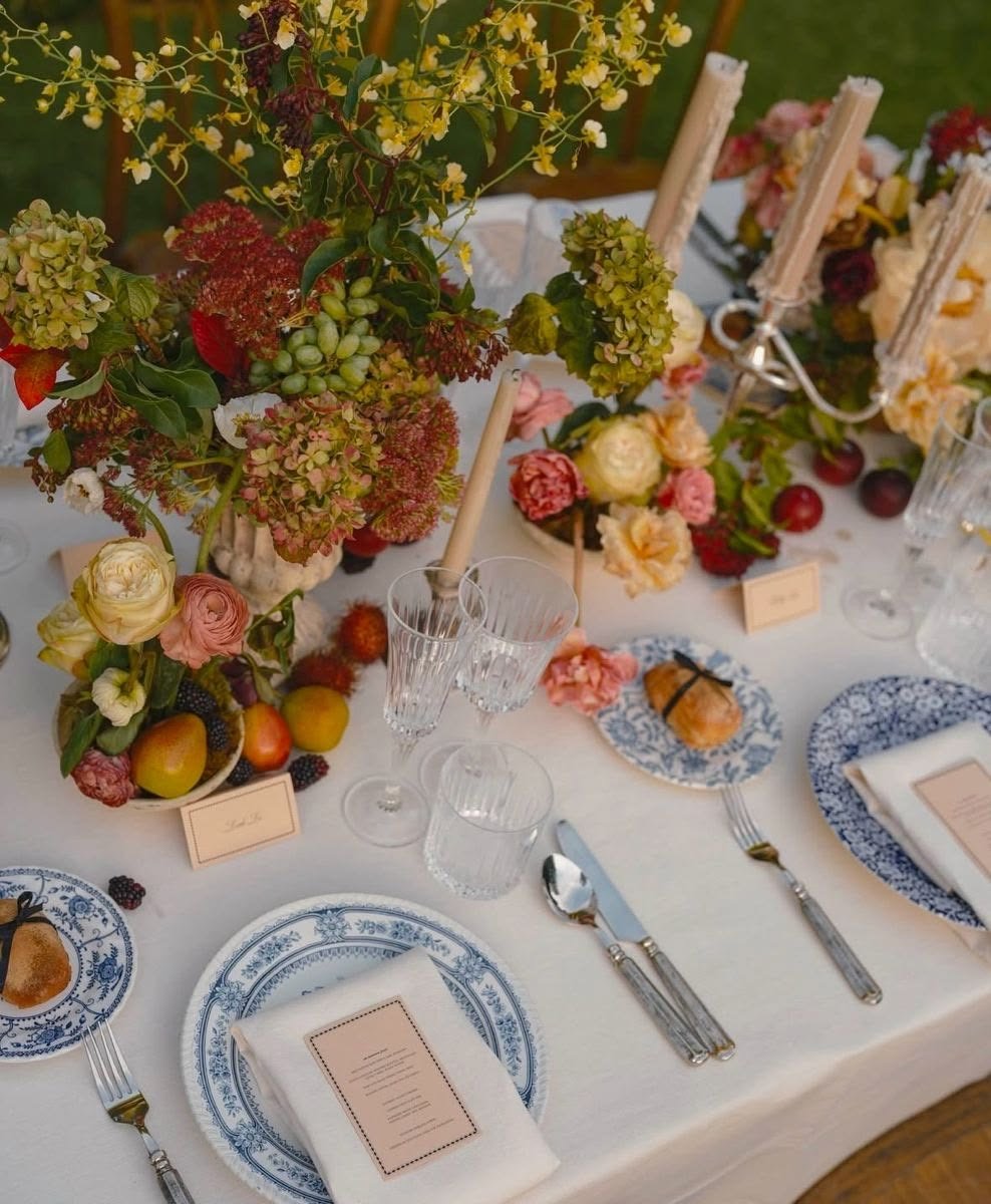 Elegant event tablescape and floral design in Nashville, TN