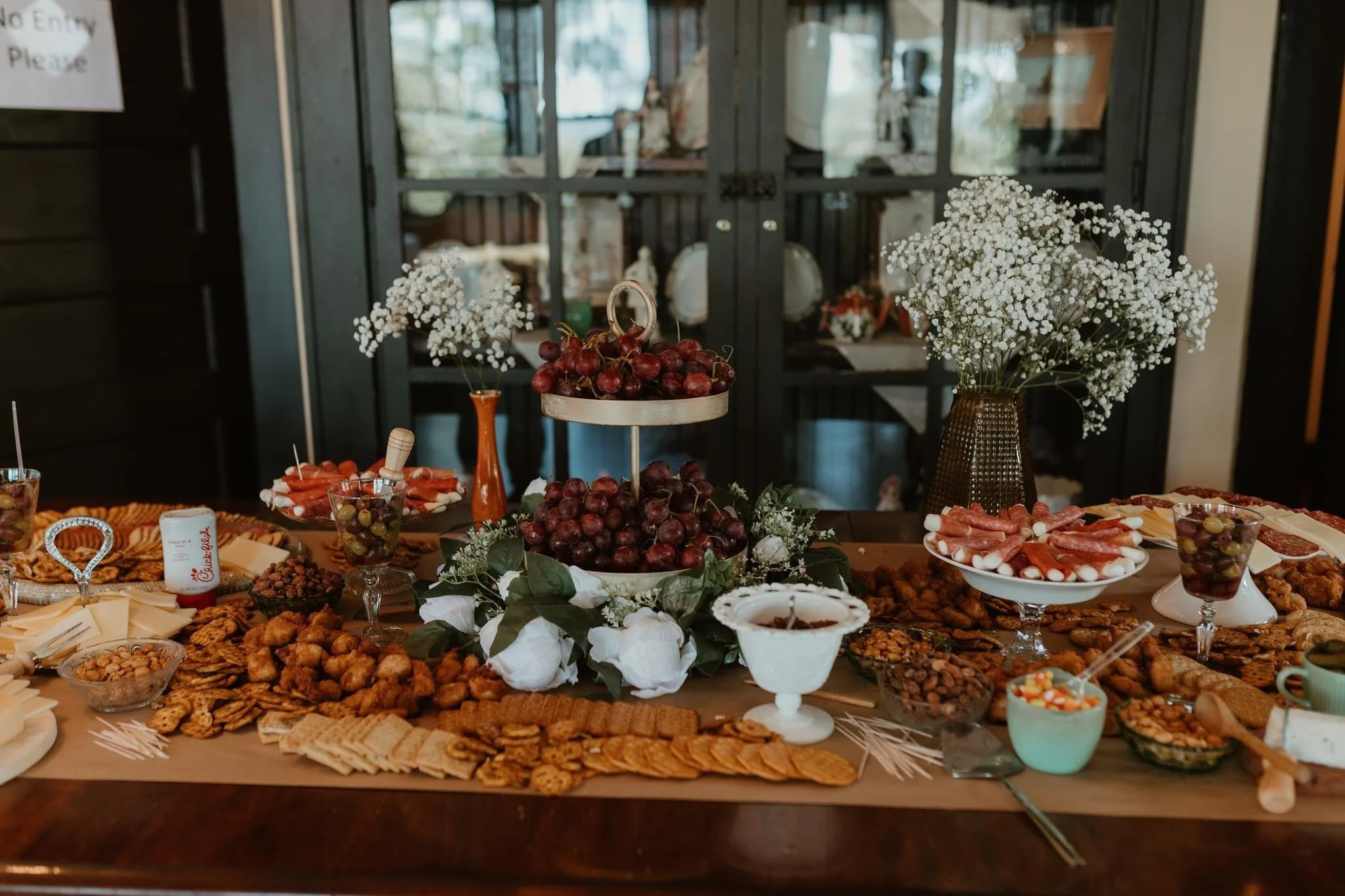 Catering display for a private event in Bowling Green, KY