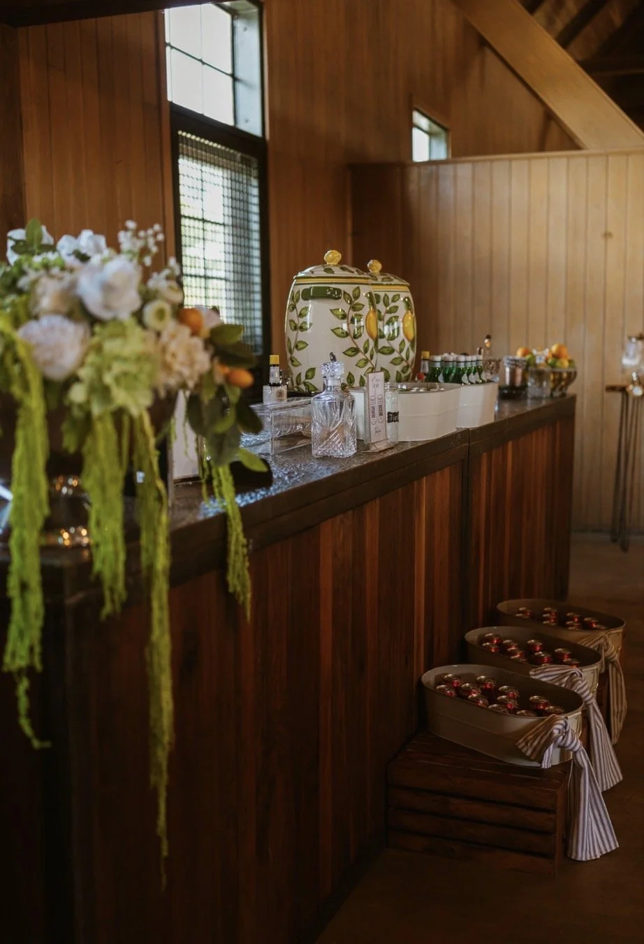 Custom bar setup for bartending services in Bowling Green, KY