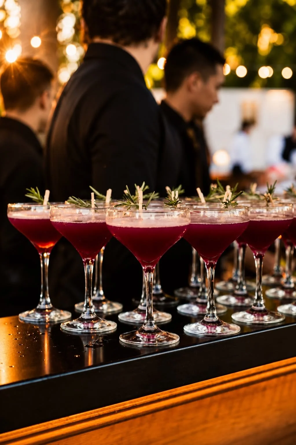 Signature craft cocktails for a private event in Bowling Green, KY