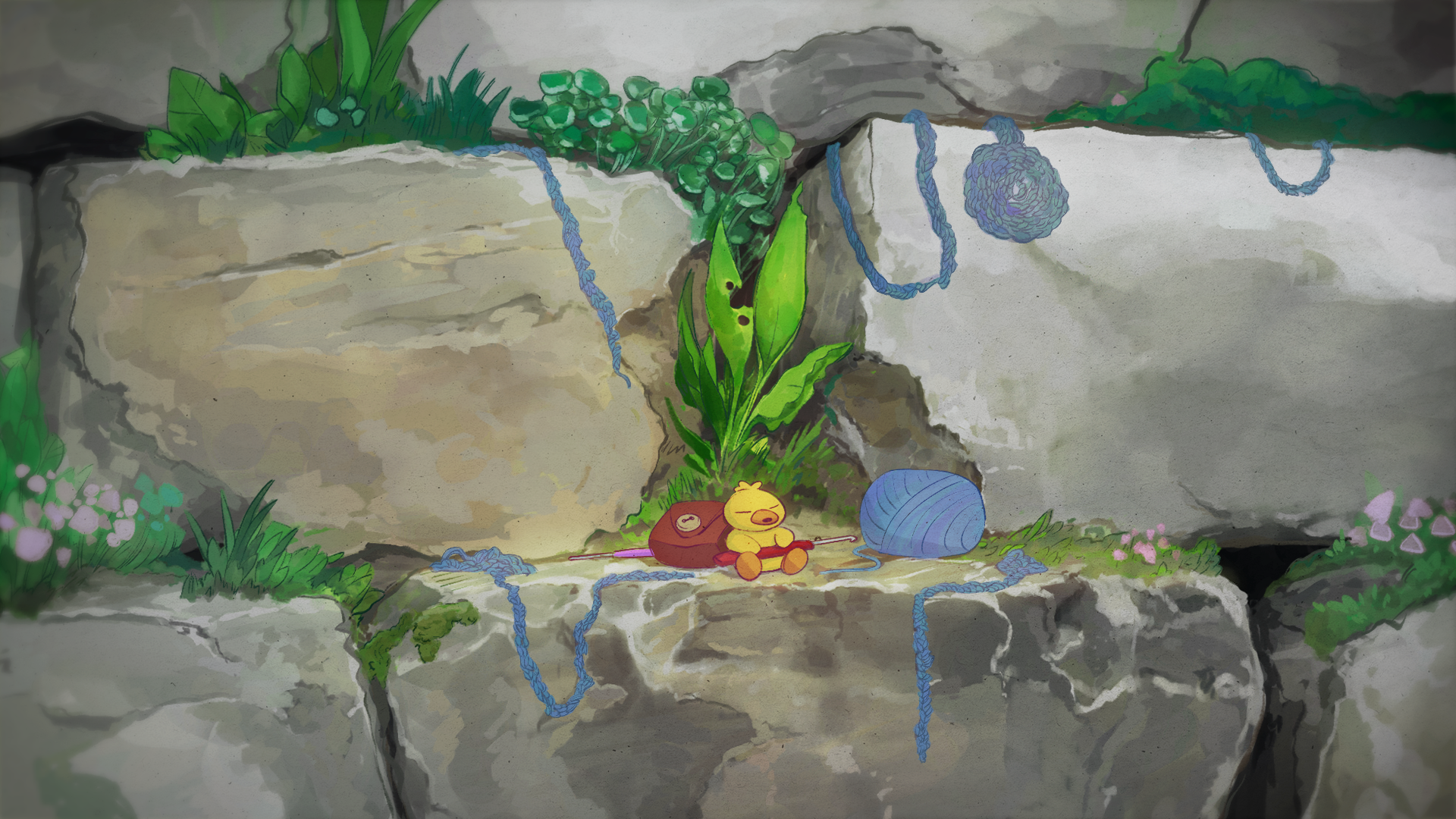 Anime like background painting by caio Barberan