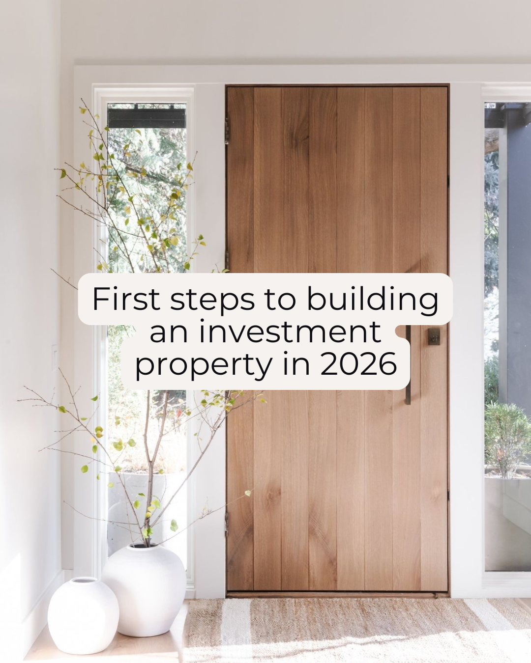 First steps to building an investment property in 2026